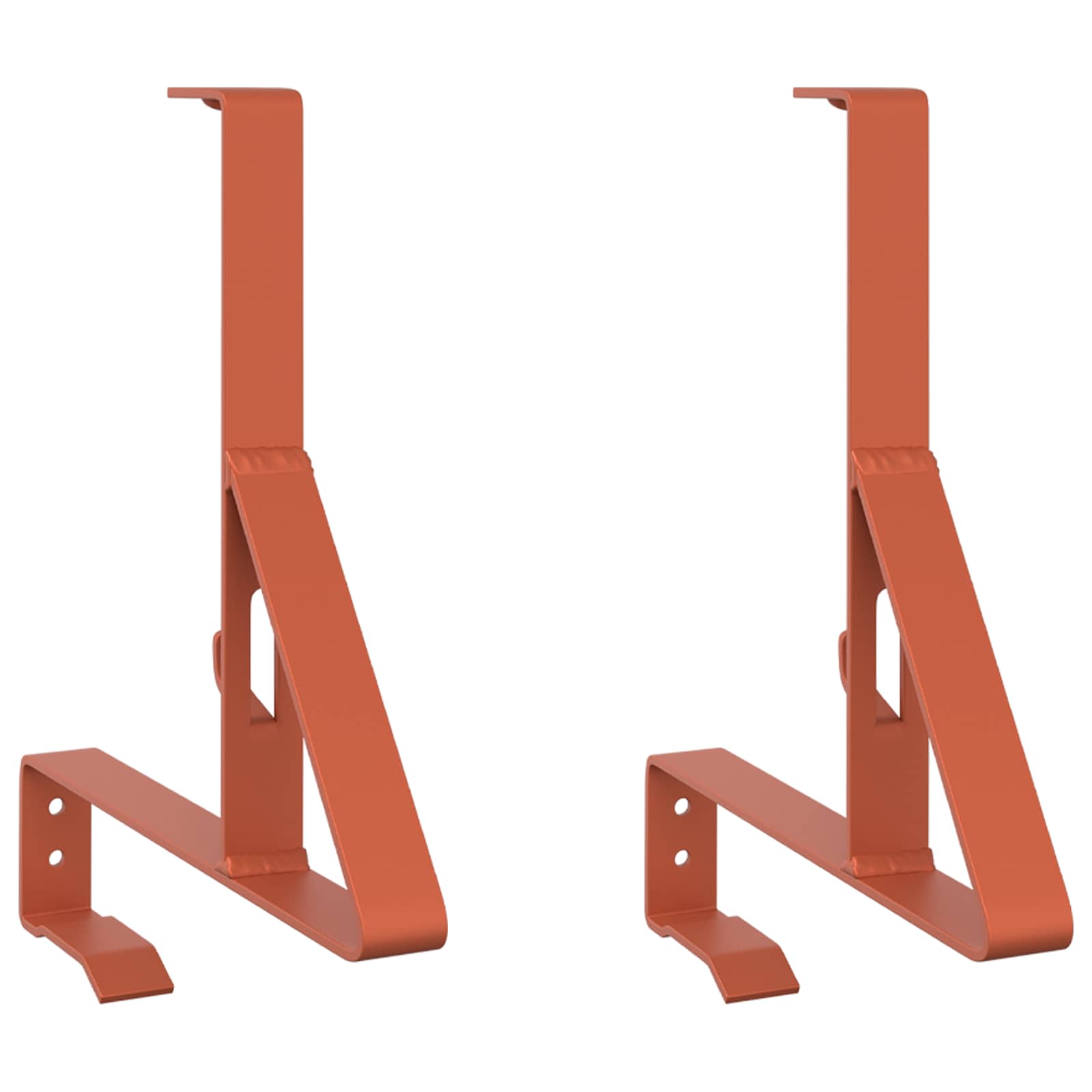 Lumilukon Tuki 2 Pcs Punainen 29,5 X 3 X 34,5 Cm Teräs