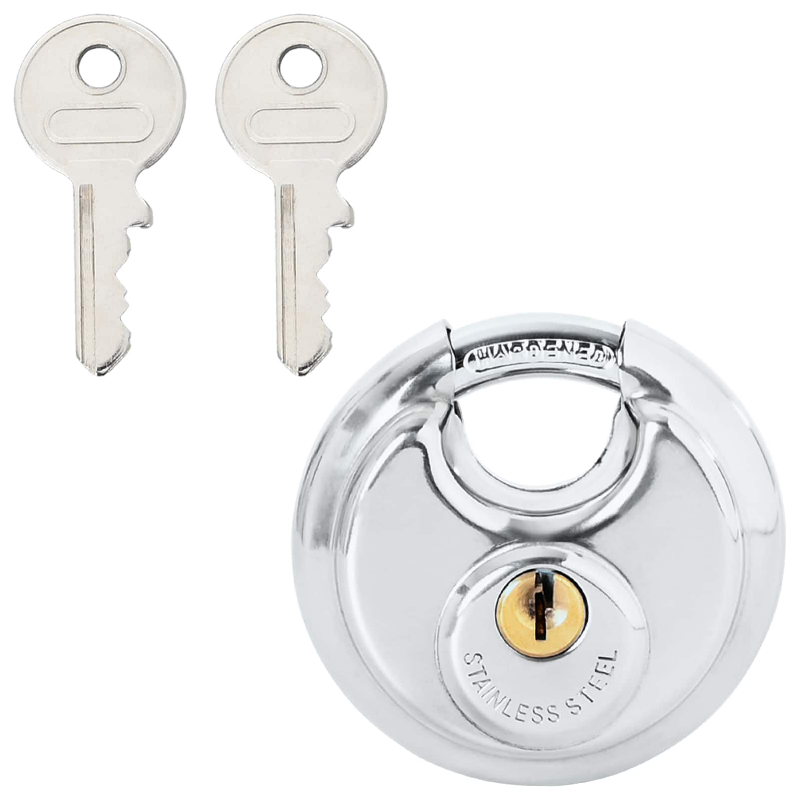 Discus-Lukot Avaimilla 6 Pcs Hopea 7 X 2.4 X 7 Cm