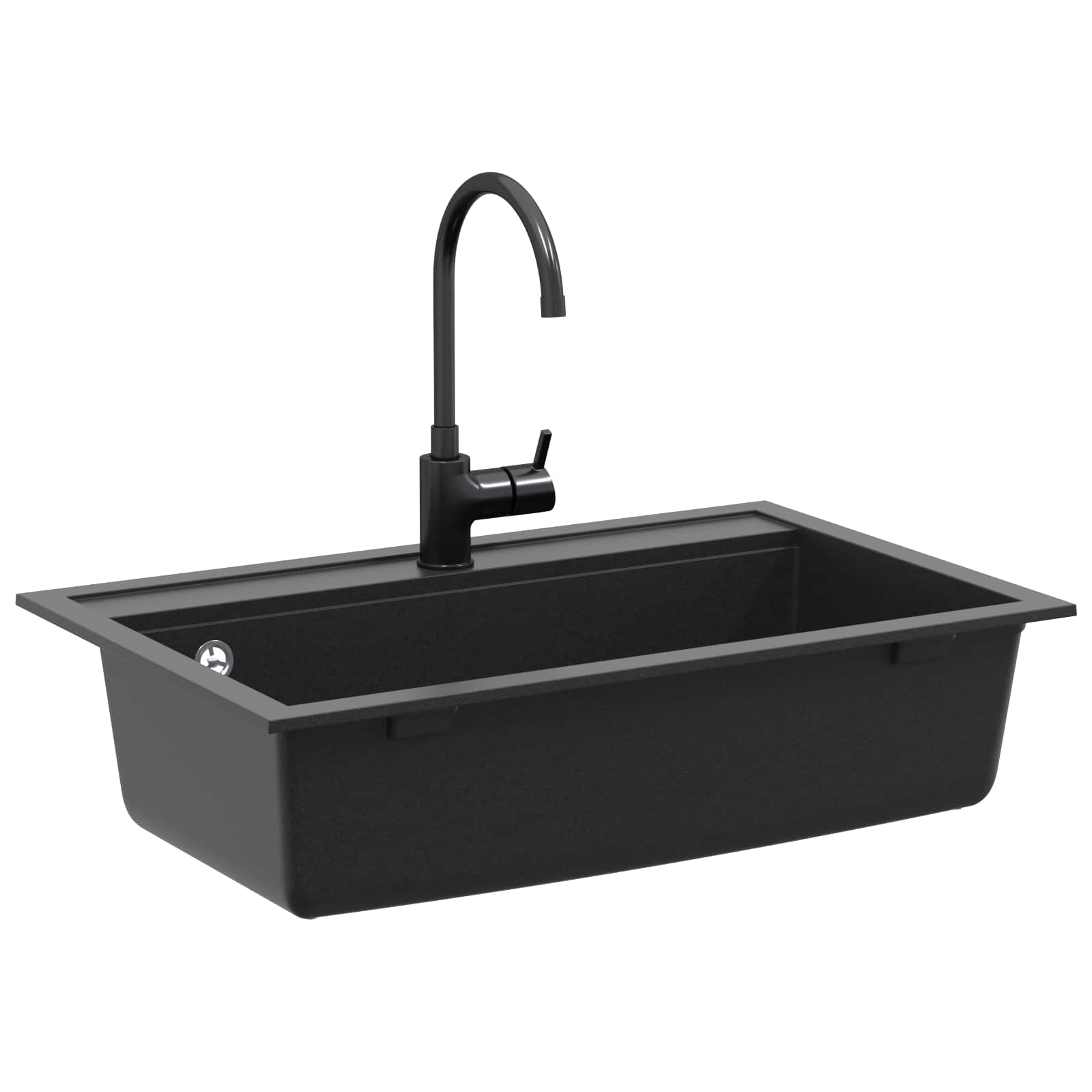 Allas Musta 795 X 505 Mm Graniitti