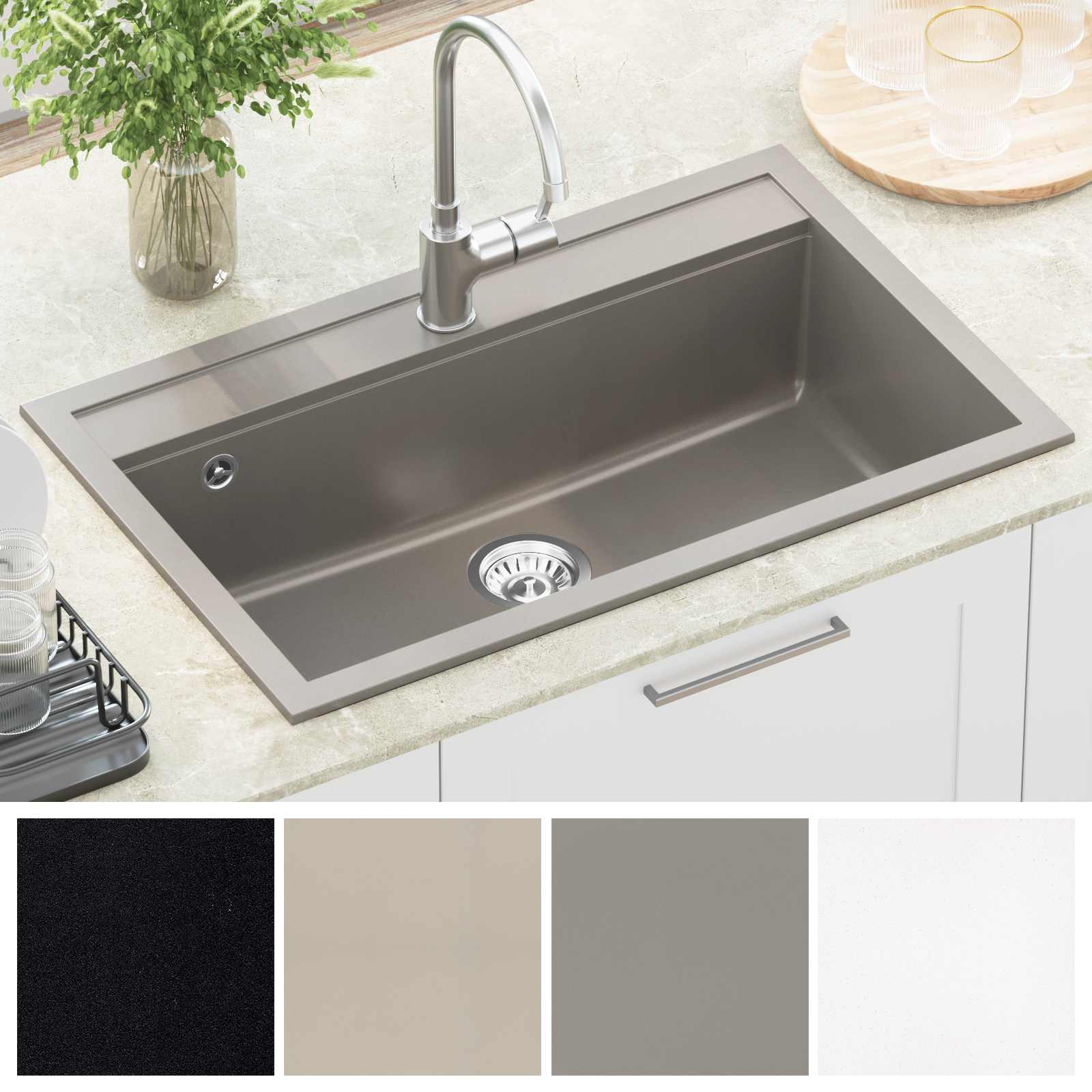 Allas Harmaa 795 X 505 Mm Graniitti