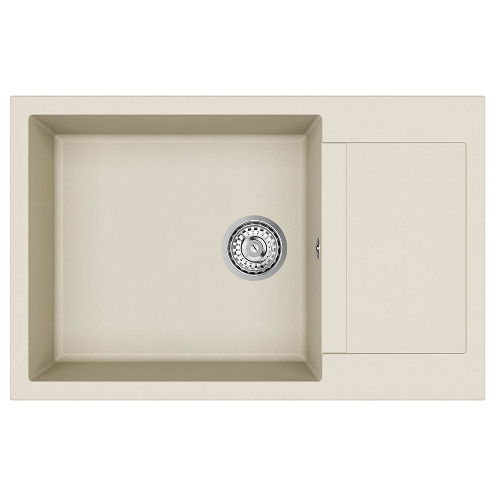 Allas Beige 780 X 500 Mm 80% Kvartsia Ja 20% Hartsia
