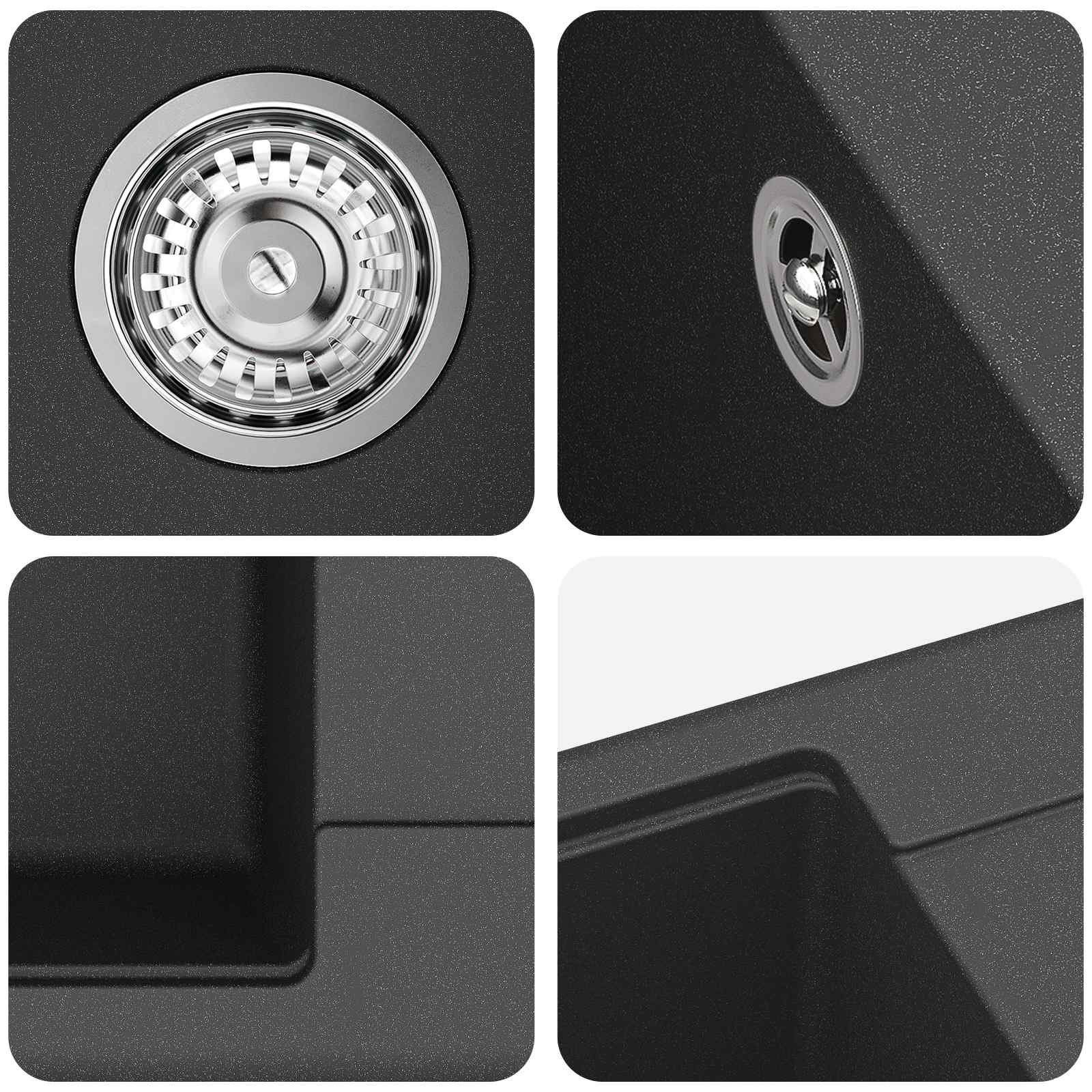 Allas Musta 670 X 460 Mm Graniitti