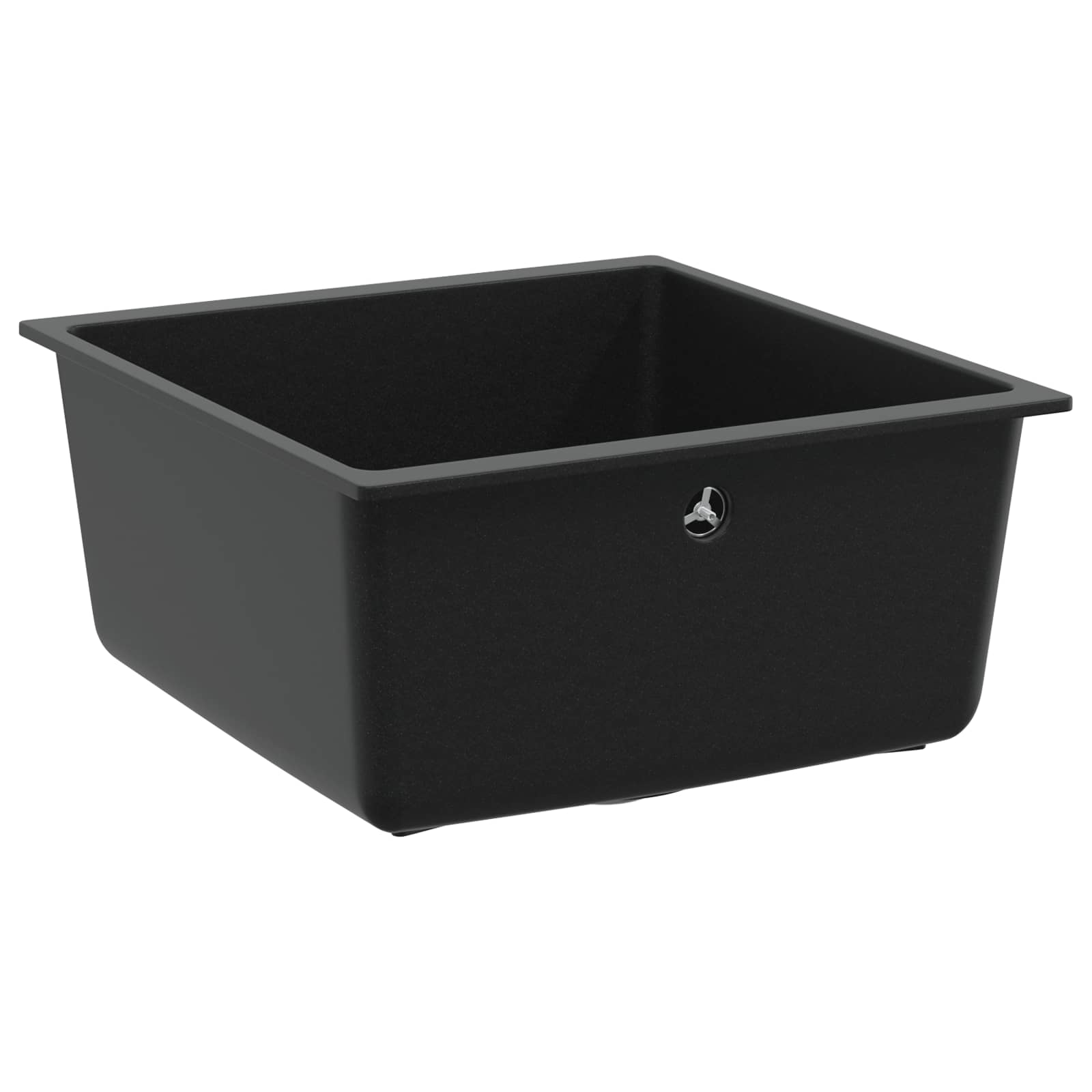 Allas Musta 430 X 460 Mm 80% Kvartsia Ja 20% Hartsia
