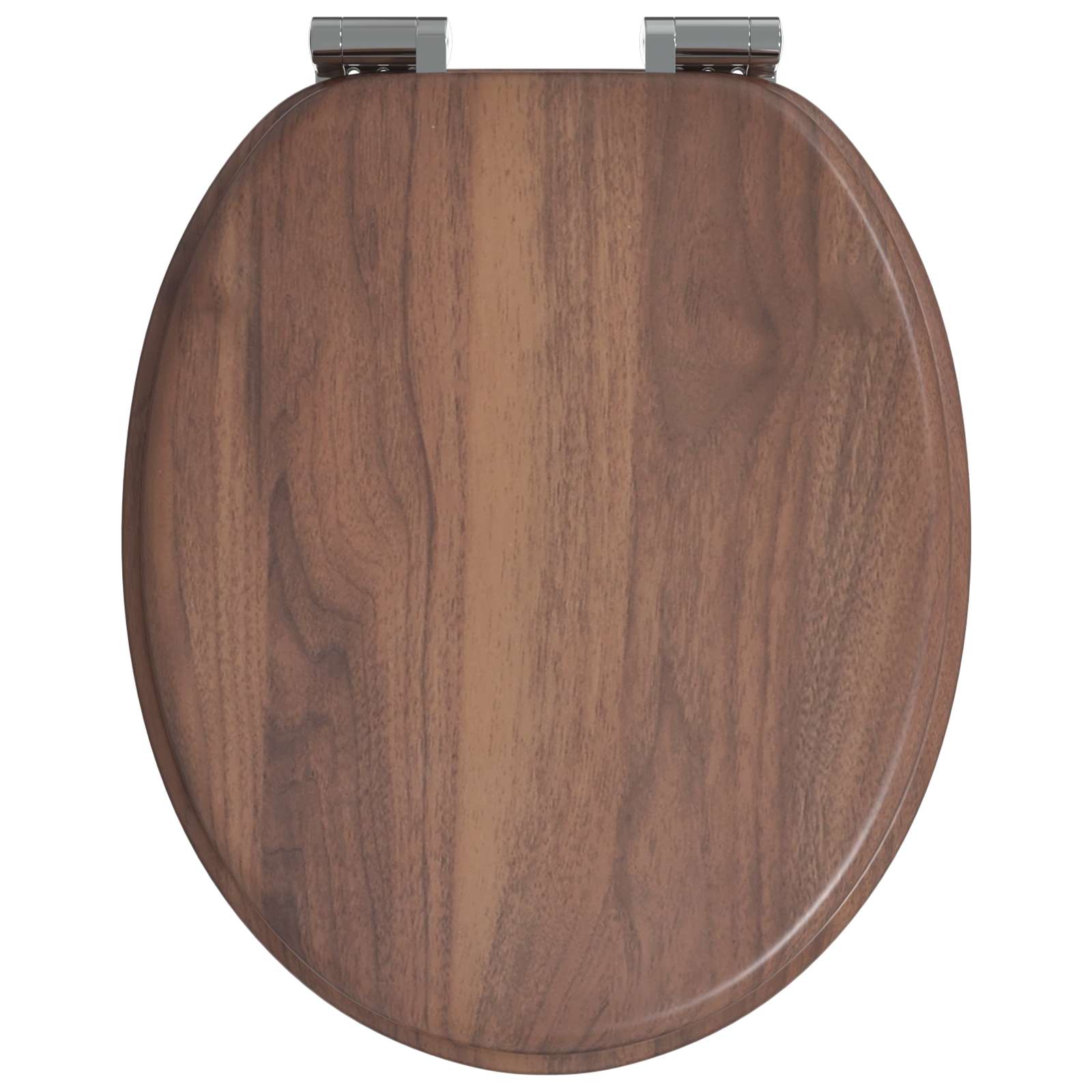 Pehmoviimeinen Wc-Istuin Ruskea 44 X 38 Cm Mdf-Levy