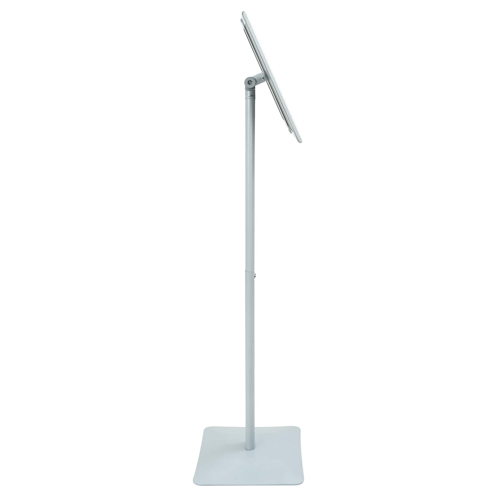 Pedestaali Juliste Teline Hopea 32,5 X 27 X 126 Cm Valurauta