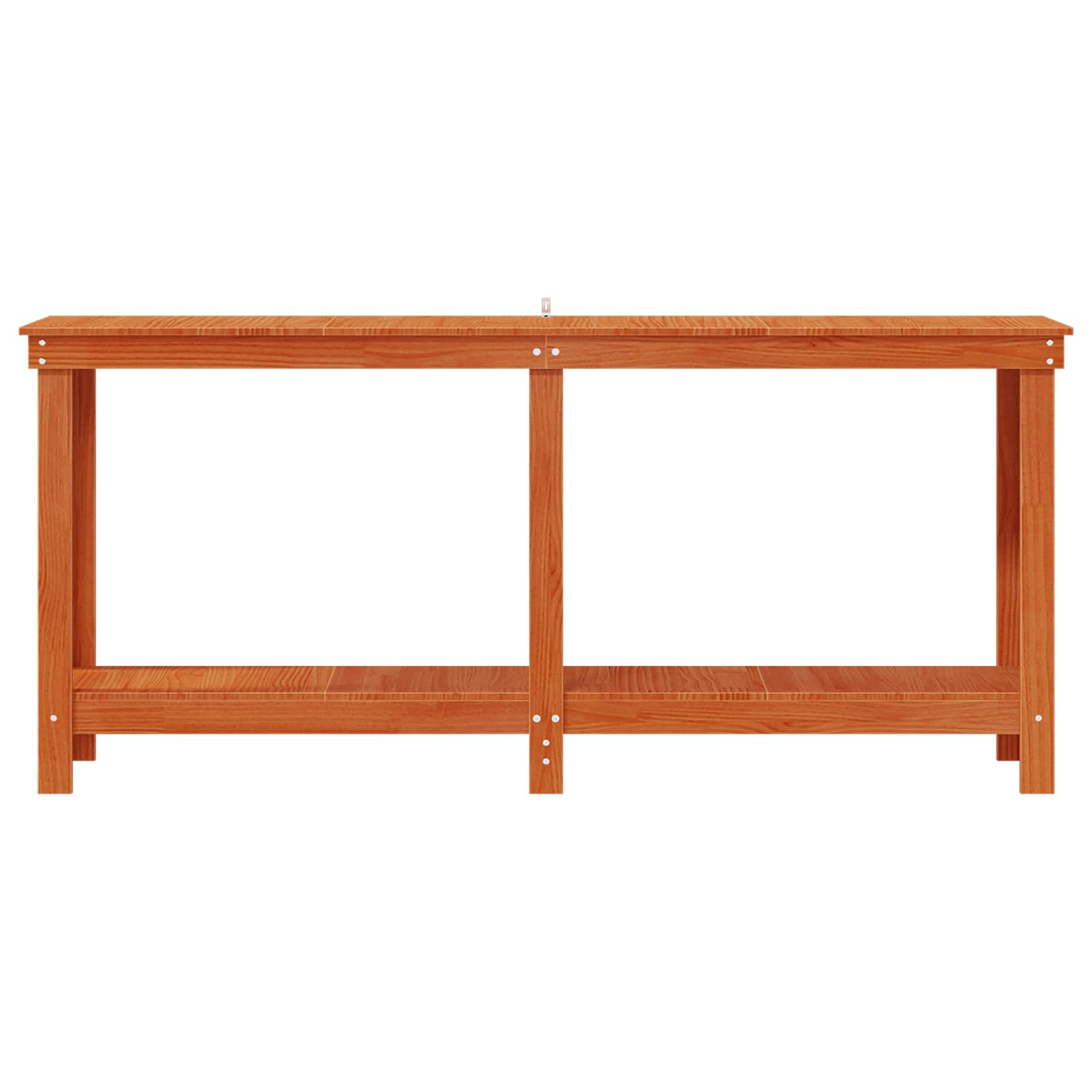 Työpöytä Vahansävyinen Ruskea 180 X 50 X 80 Cm Massiivimänty