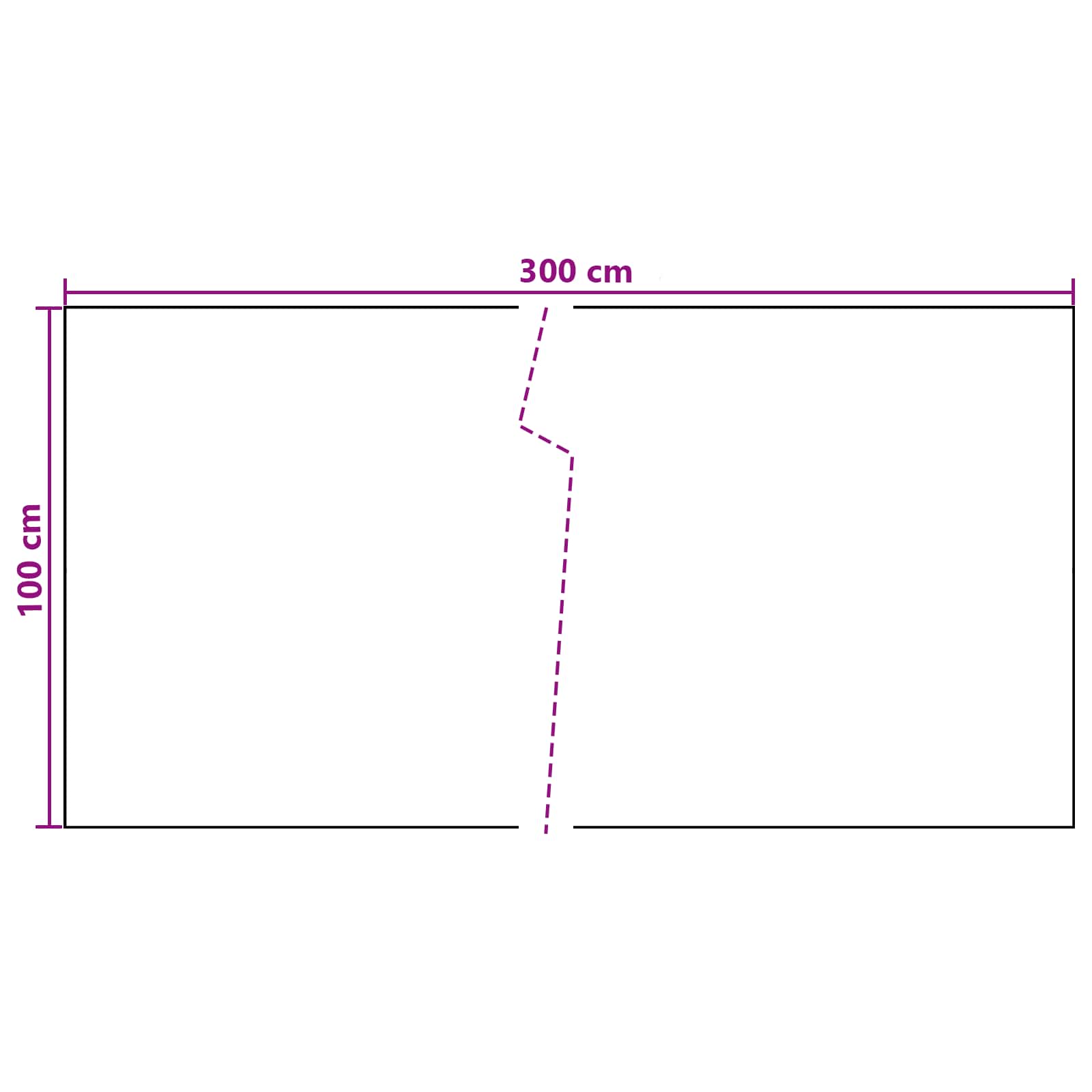 Parvekkeen Verho Tummanharmaa 300 X 100 Cm Polyrottinki