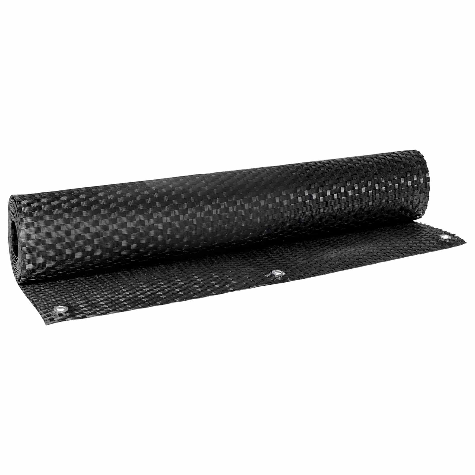 Parvekenäyttö Silmukoilla Musta