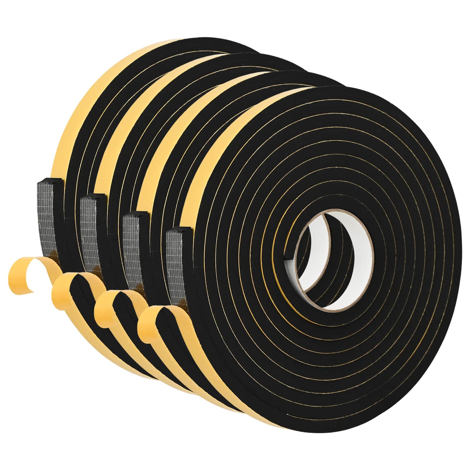 Itsekiinnittyvä Vaahtoteippi 4 Pcs Musta 20Mm X 5M Cr-Vahto