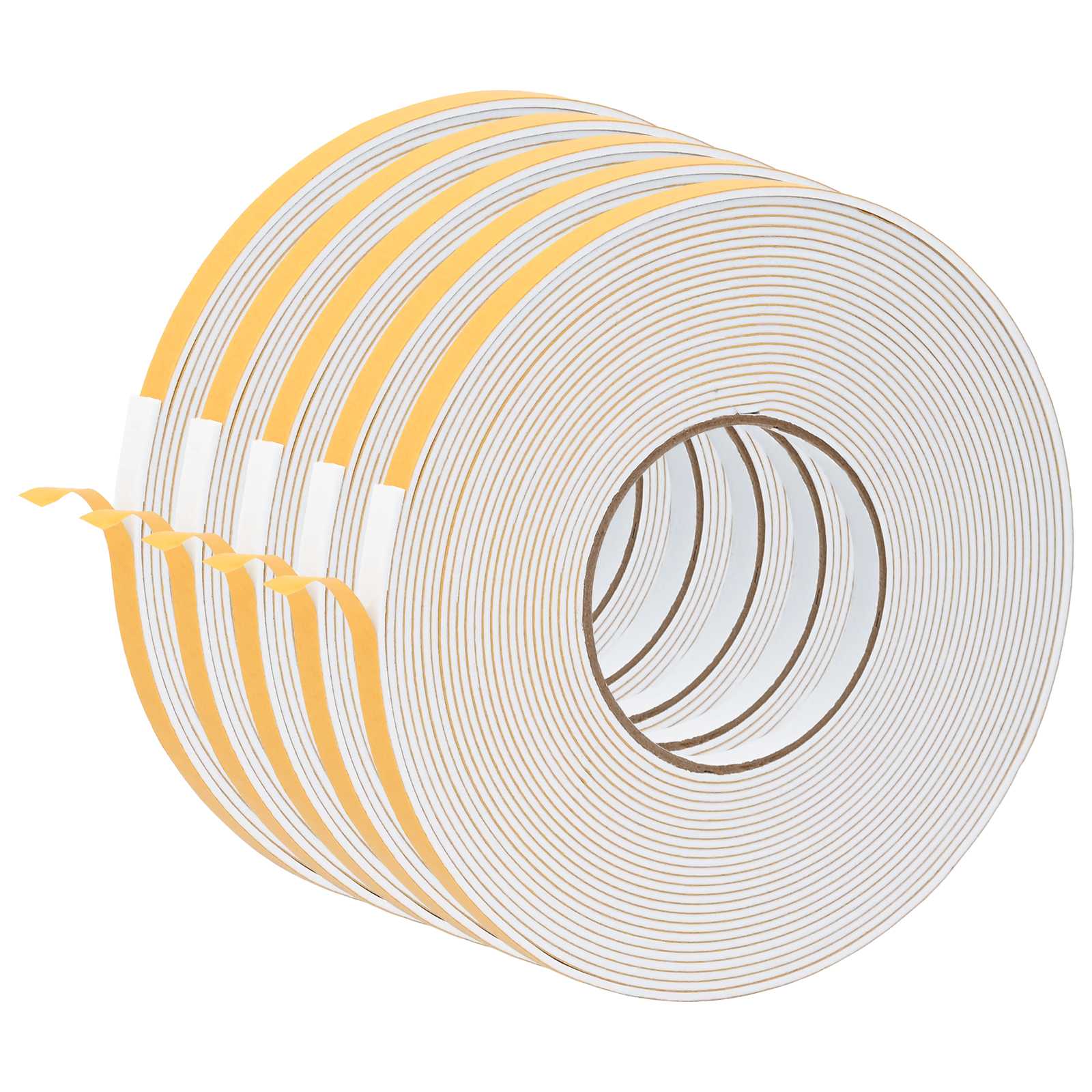 Itsekiinnittyvä Vaahtoteippi 5 Pcs Valkoinen 10Mm X 10M