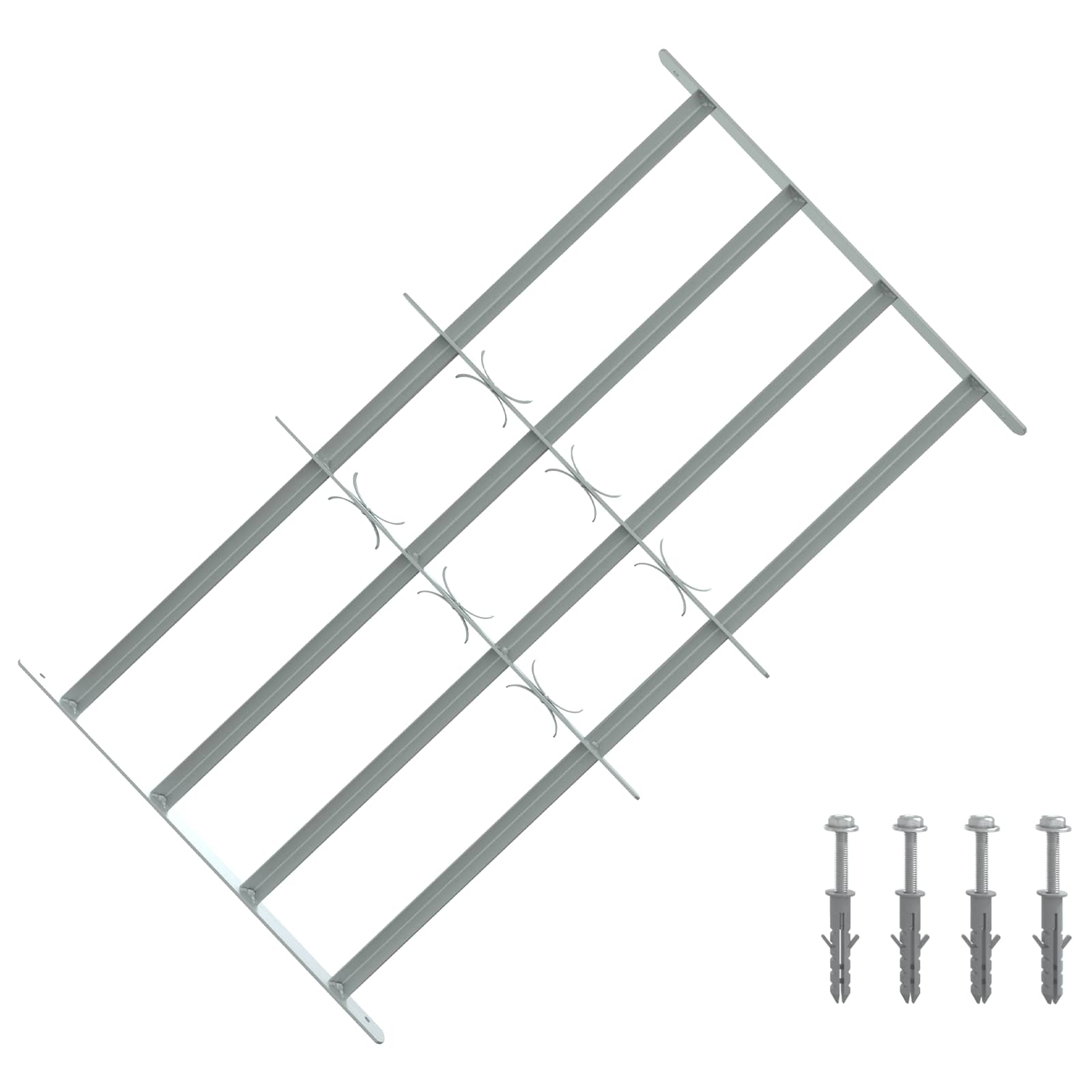 Turvaverkko Ikkunoille, Jossa On 4 Poikkipalkkia 3 Pcs