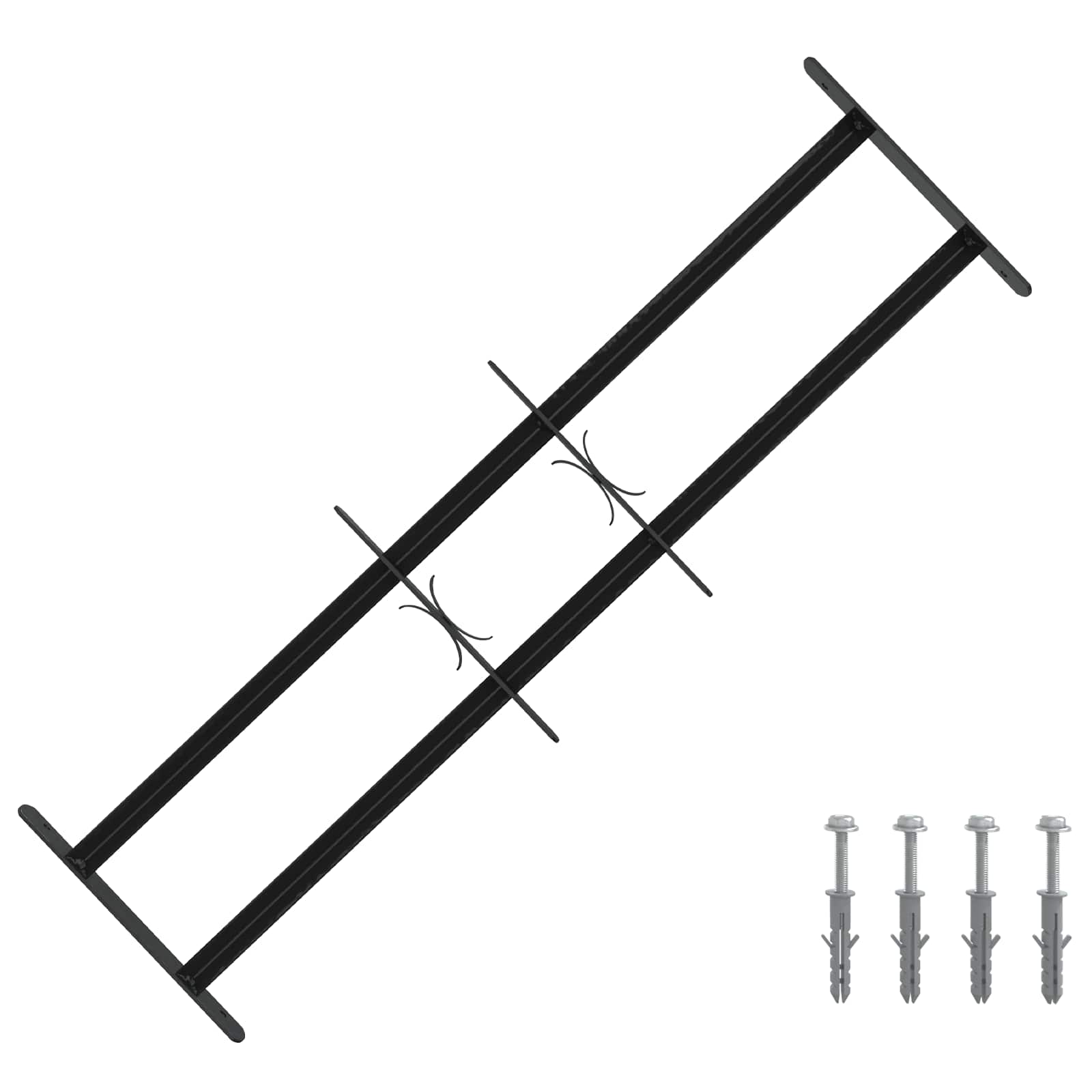 Ik Windowin Turva-Aita Kahdella Poikkitangolla 3 Pcs 63-114 Cm