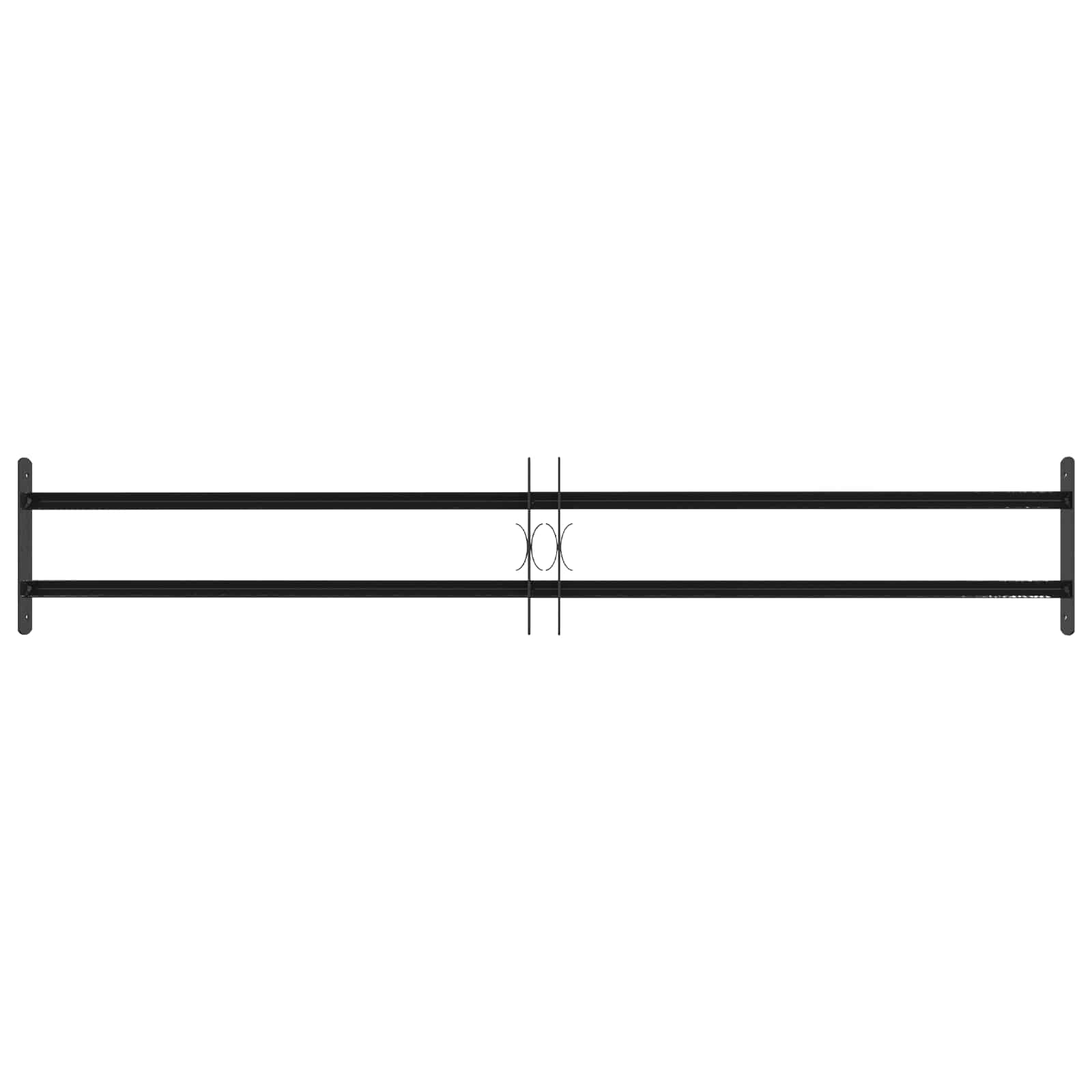 Ik Windowin Turva-Aita Kahdella Poikkitangolla 3 Pcs 93-174 Cm