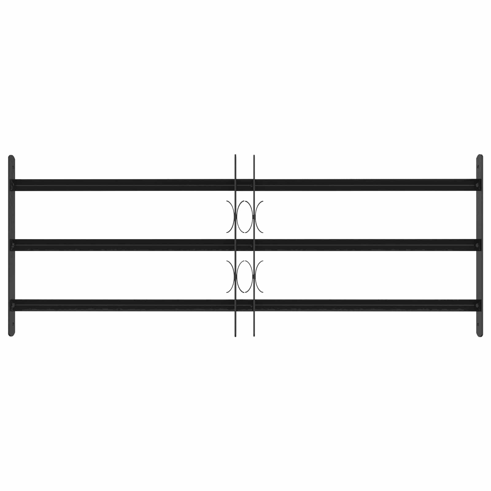 Ikkunoiden Turvaverkko 3 Ristikkopalkilla 3 Pcs 63-114 Cm