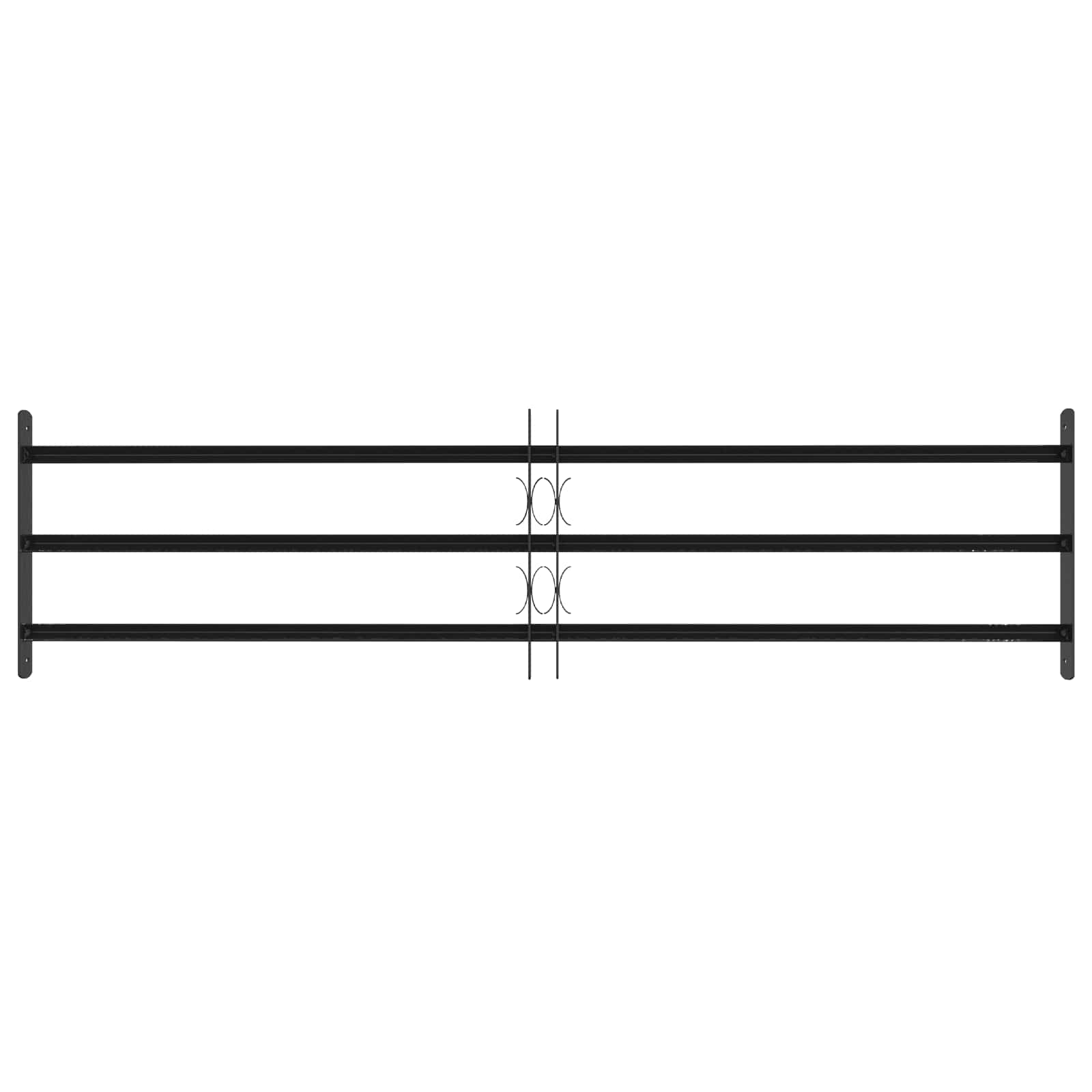 Ikkunoiden Turvaverkko 3 Ristikkopalkilla 3 Pcs 93-174 Cm