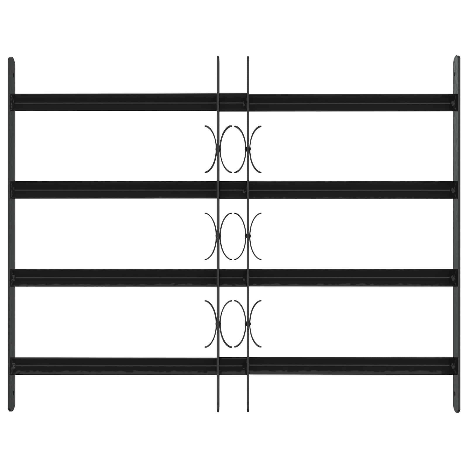 Turvaverkko Ikkunoille, Jossa On 4 Poikkipalkkia 3 Pcs 43-74 Cm