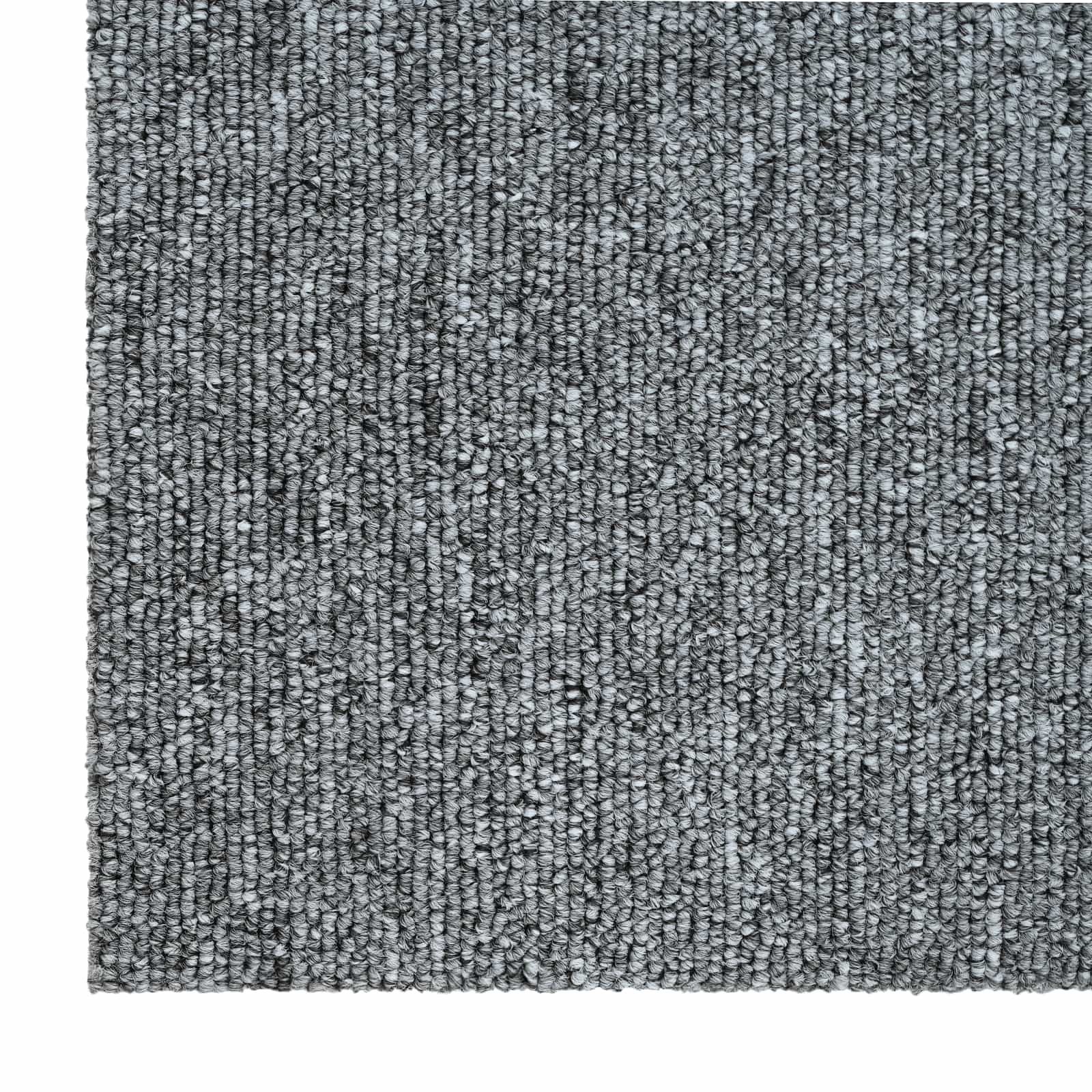 Matto Laatta Vaaleanharmaa 50 X 50 Cm 4 Pcs Pp Ja Bitumi