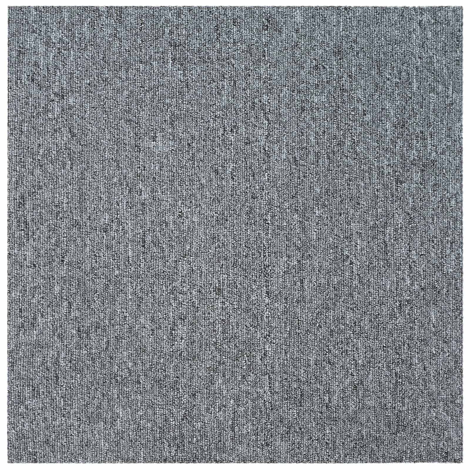 Matto Laatta Vaaleanharmaa 50 X 50 Cm 4 Pcs Pp Ja Bitumi