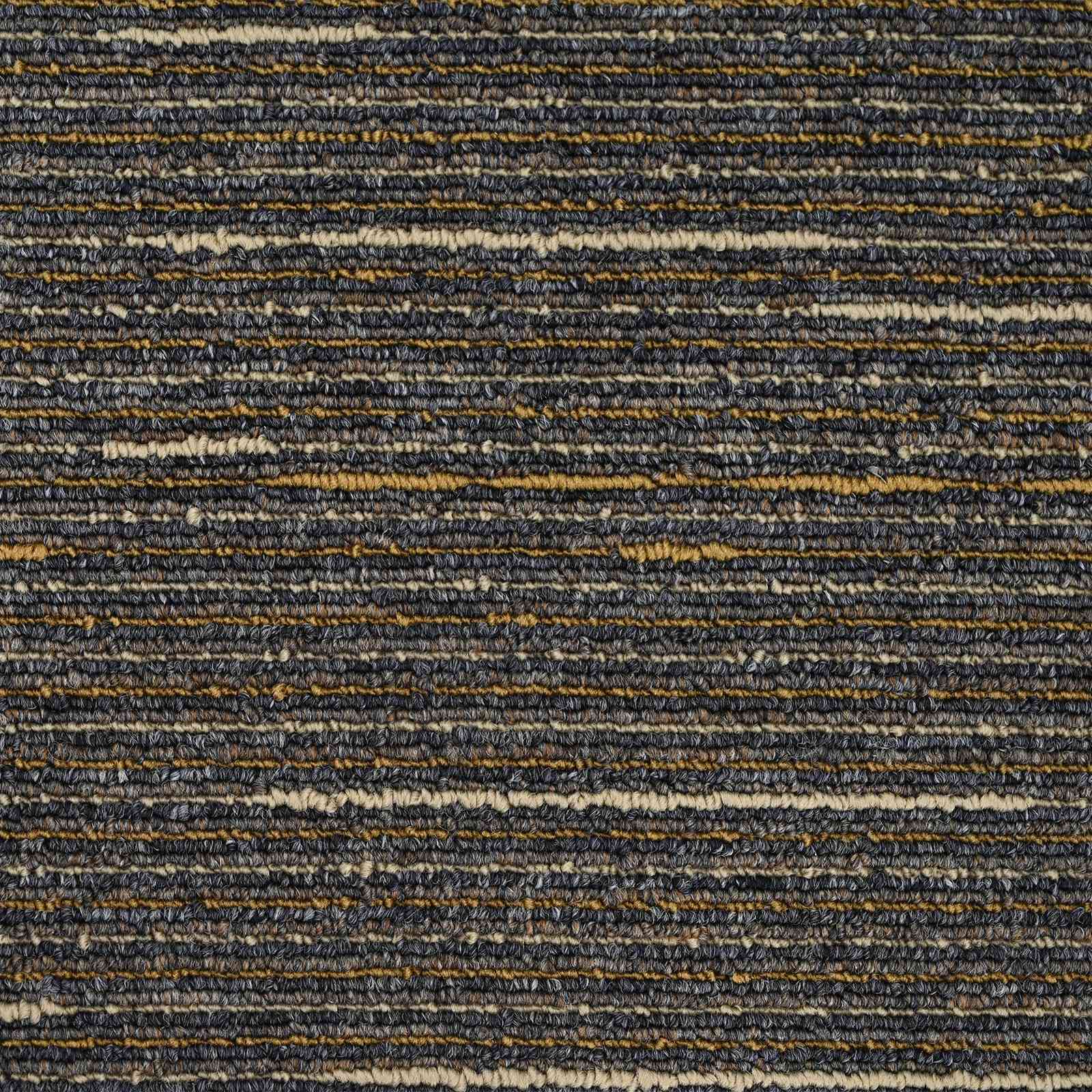 Matto Laatta Raitaraitainen Vaalea Ruskea 50 X 50 Cm 36 Pcs