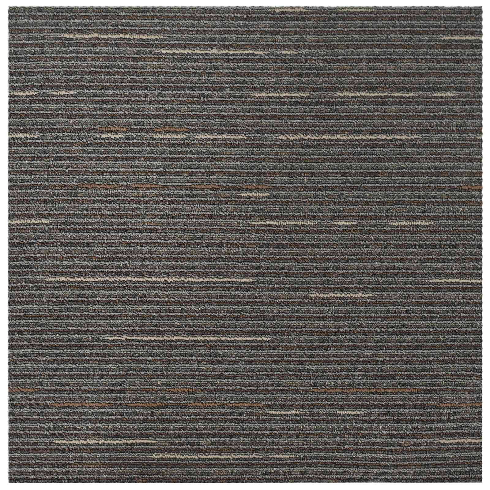 Matto Laatta Raidallinen Tumma Ruskea 50 X 50 Cm 20 Pcs