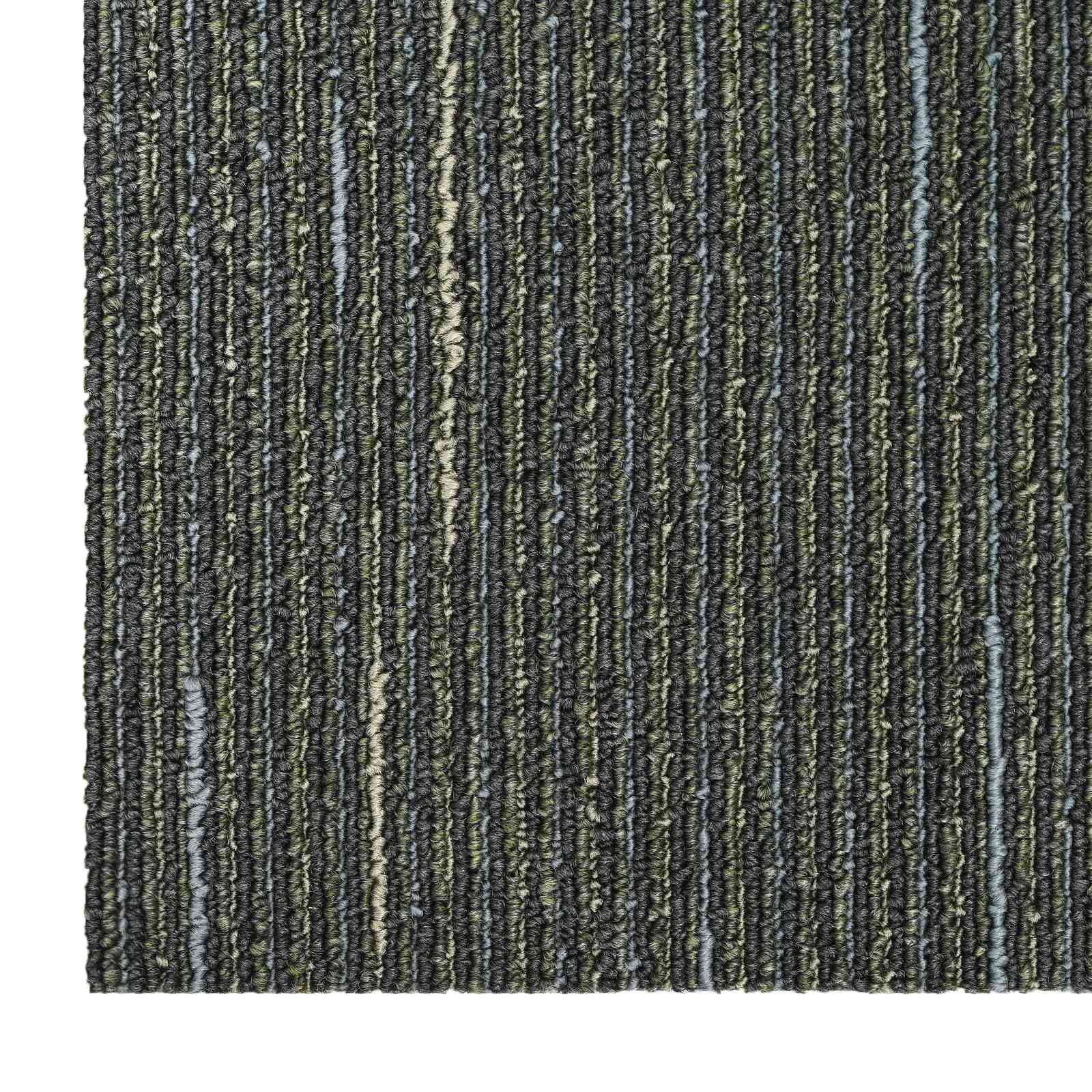 Matto Laatta Raidallinen Vaaleanvihreä 50 X 50 Cm 20 Pcs