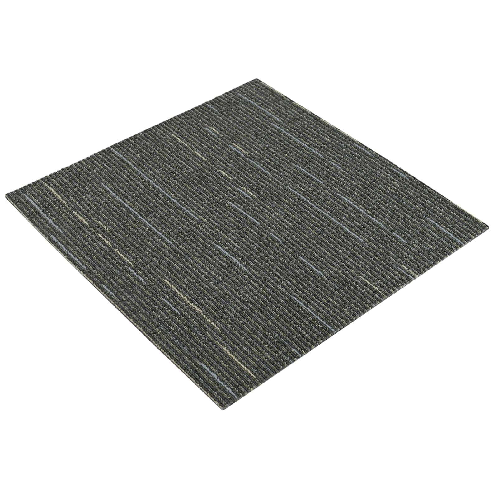 Matto Laatta Raidallinen Vaaleanvihreä 50 X 50 Cm 20 Pcs