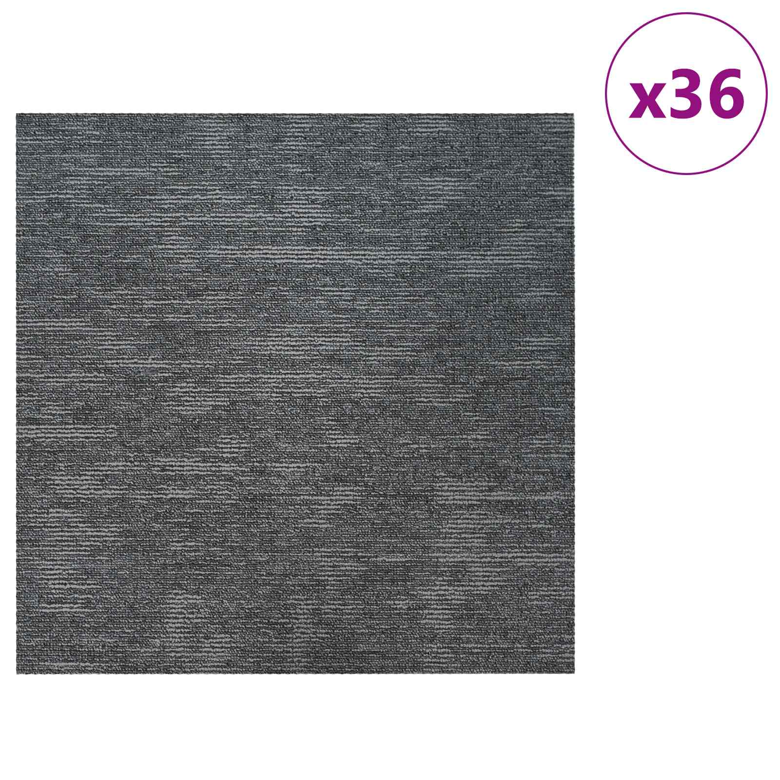 Matto Laatta Taivaanharmaa 50 X 50 Cm 36 Pcs Pp Ja Bitumi