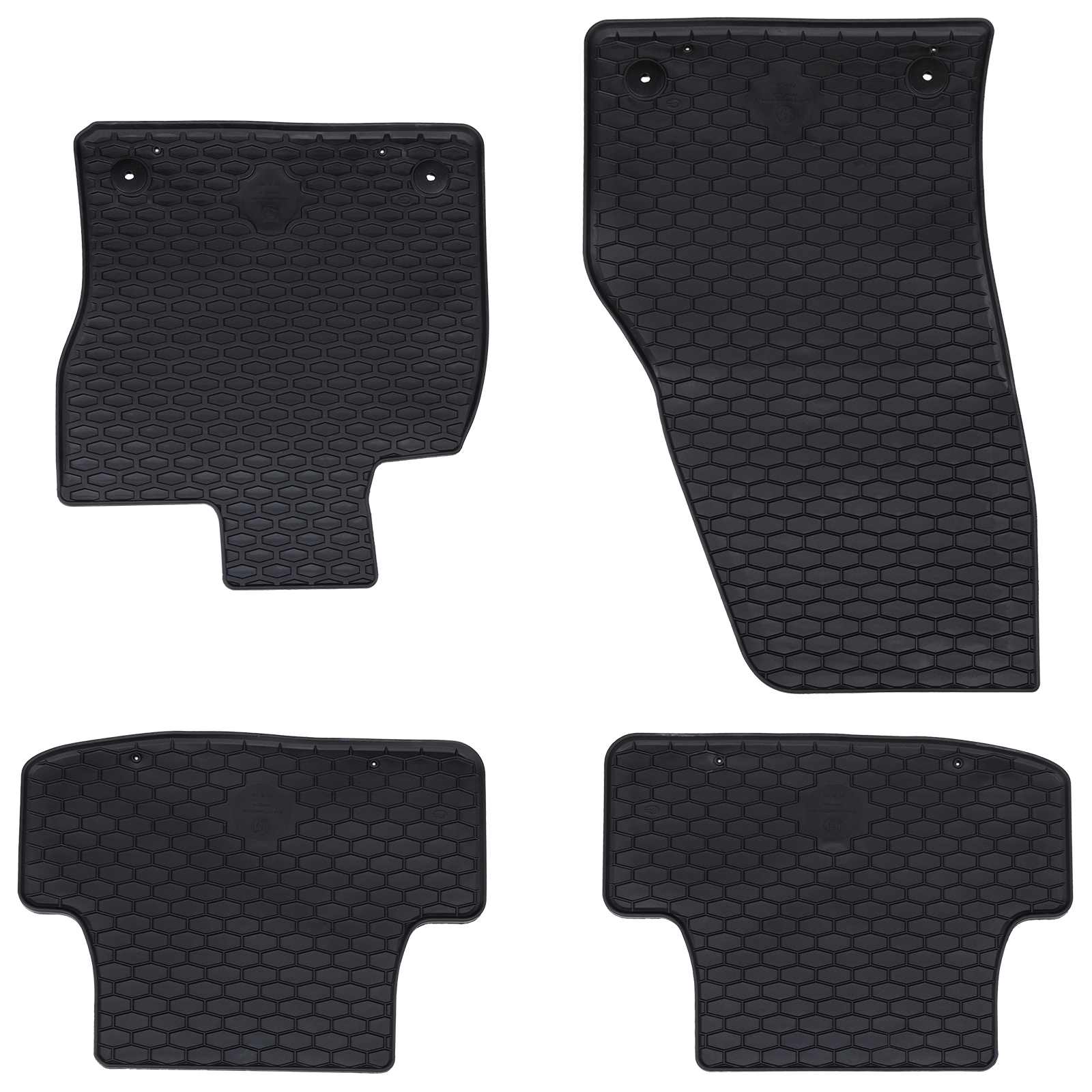 Auton Matto 4 Pcs Musta Sopii Vw T-Roc 2017- Kumi