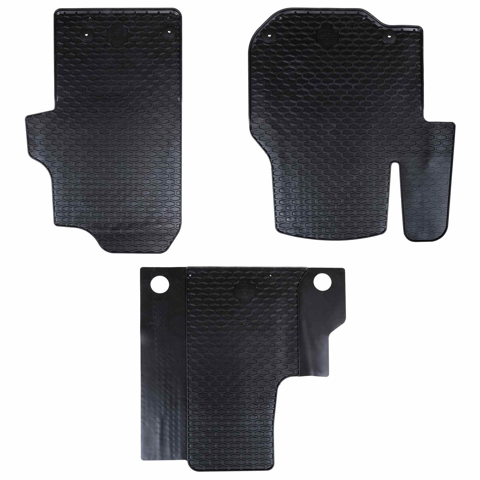 Auton Matto 3 Pcs Musta Sopii Vw Crafter 2017- Kumi