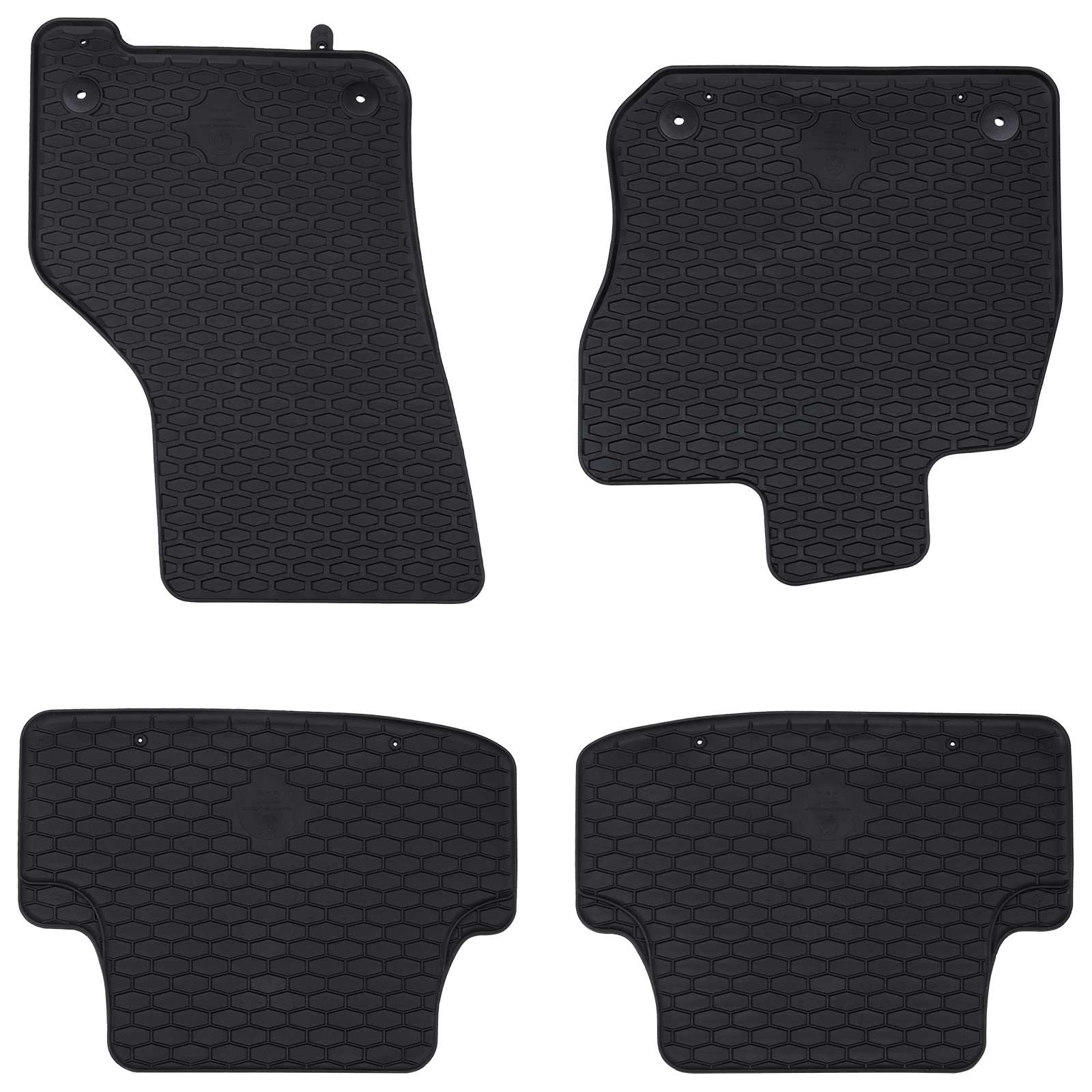 Auton Matto 4 Pcs Musta Sopii Vw Golf Viii Mhev 2020- Kumi