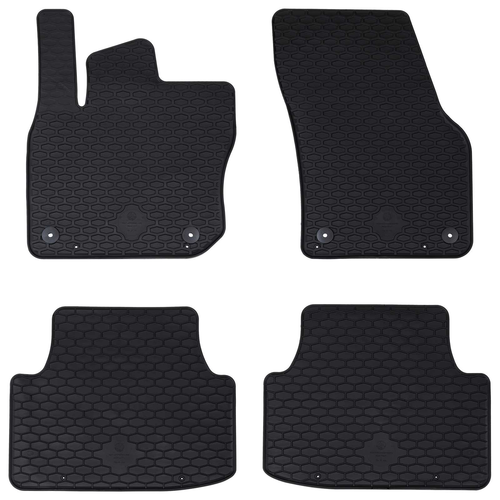 Auton Matto 4 Pcs Musta Sopii Vw Tiguan Tdi 2024- Kumi