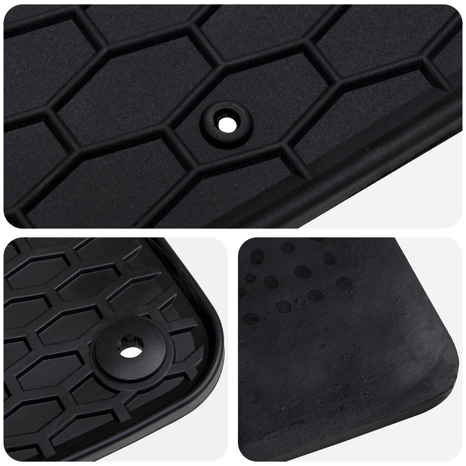 Auton Matto 4 Pcs Musta Sopii Vw Polo 2021- Kumi