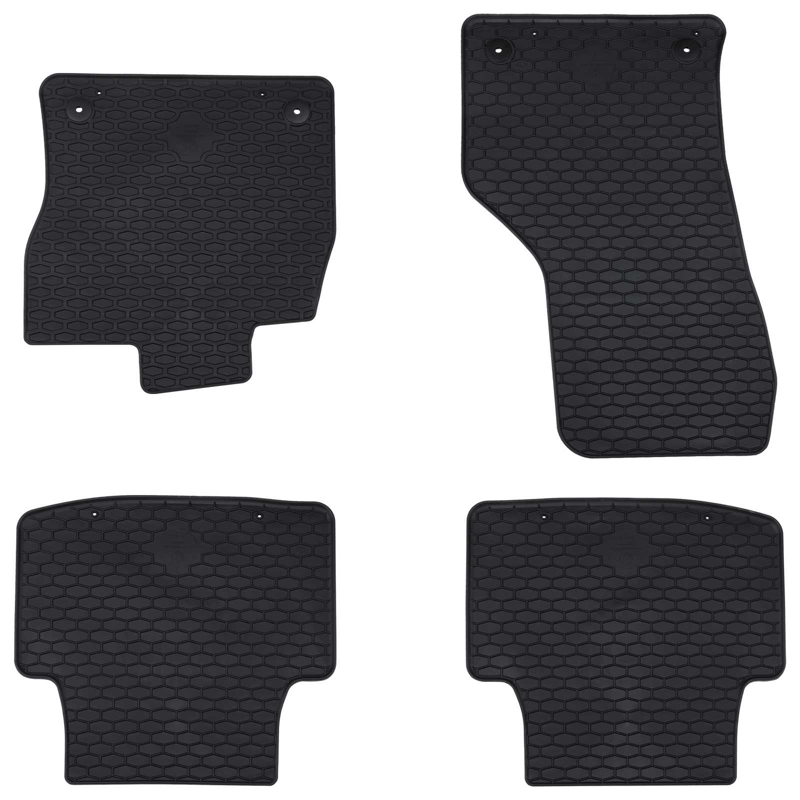 Auton Matto 4 Pcs Musta Sopii Vw Passat B8:Lle 2014-2023 Kumi