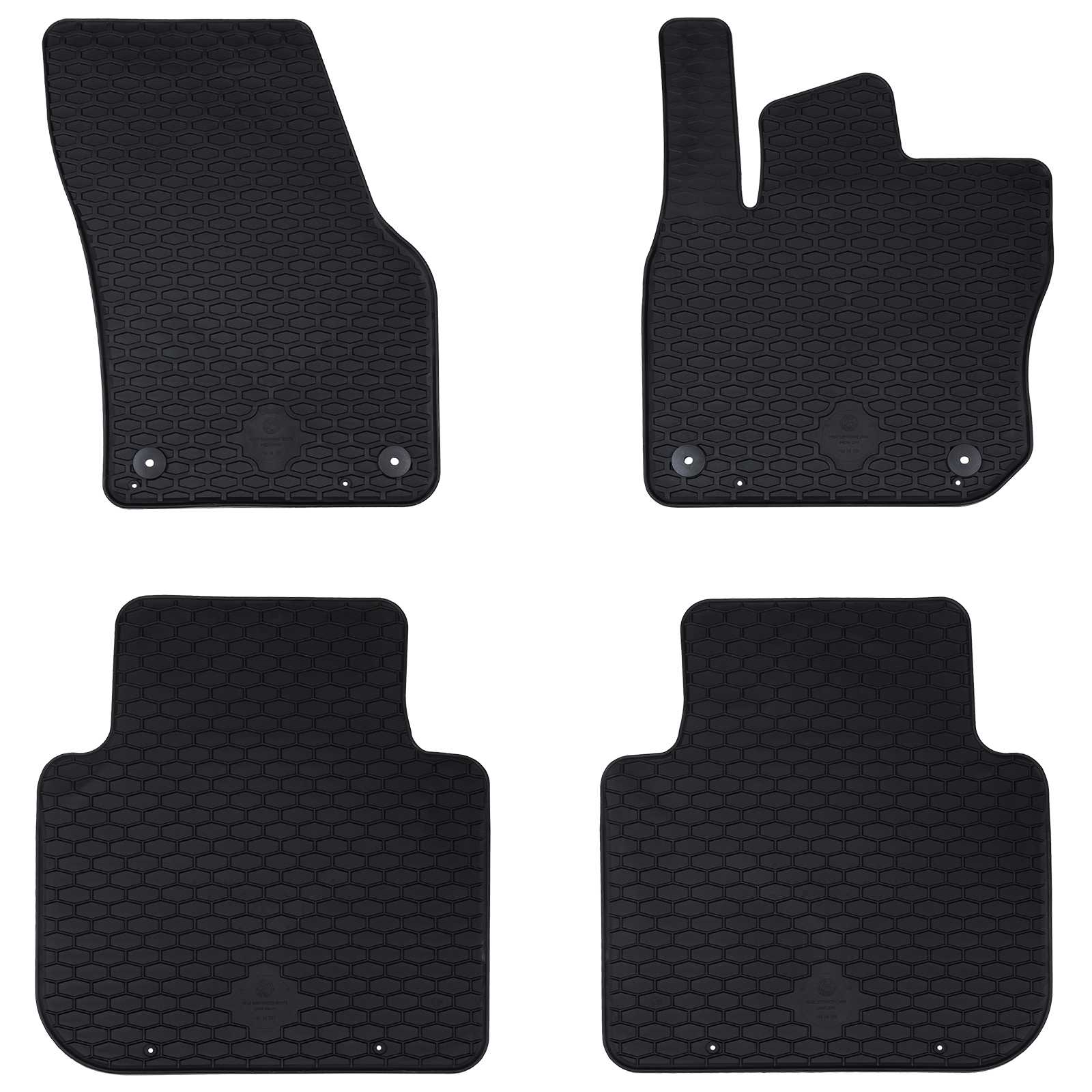 Auton Matto 4 Pcs Musta Sopii Škoda Kodiaq Tdi 2024- Kumi