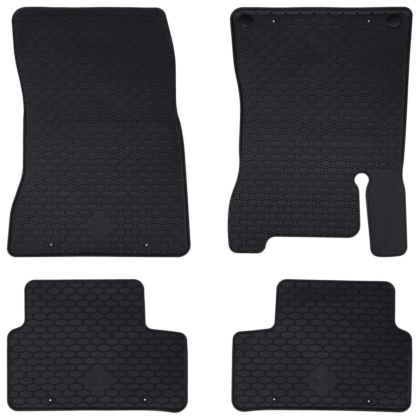 Auton Matto 4 Pcs Musta Sopii Mercedes A 2018- Kumi