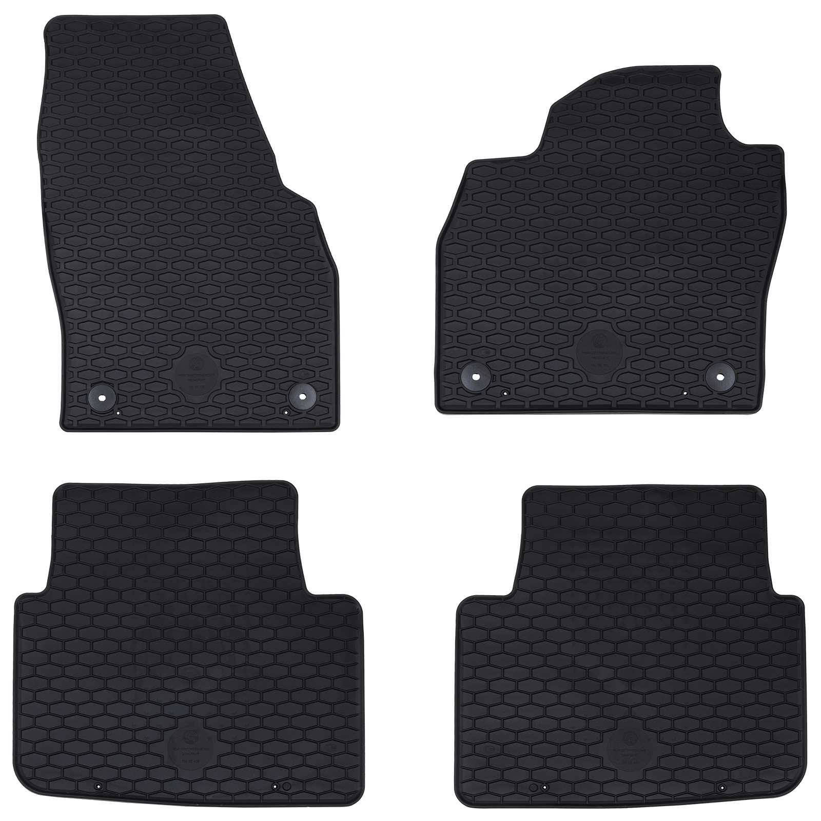 Auton Matto 4 Pcs Musta Sopii Kamiq 2019- Alkaen Kumi