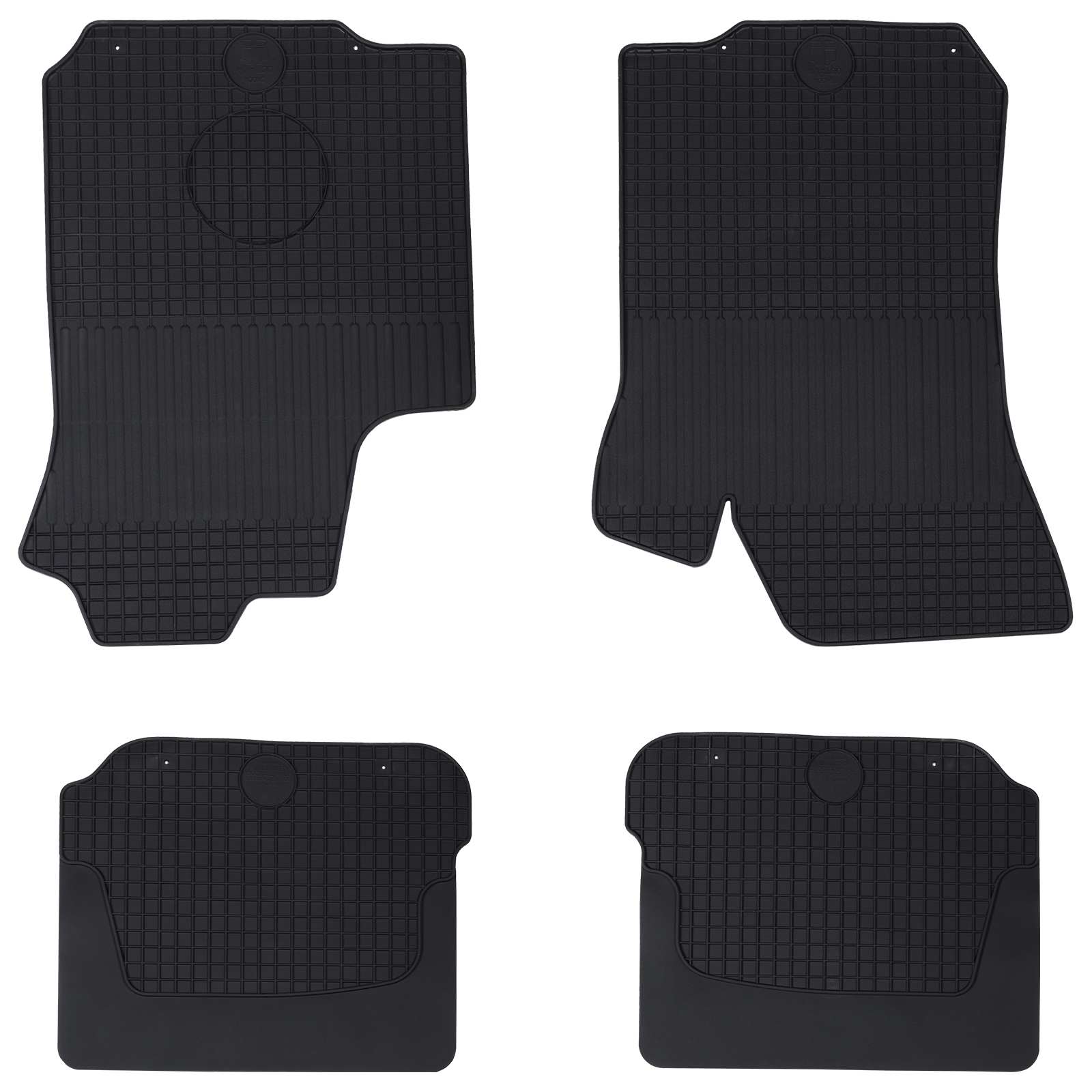Auton Matto 4 Pcs Musta Sopii Škoda Octavia I 1997-2004 Kumi