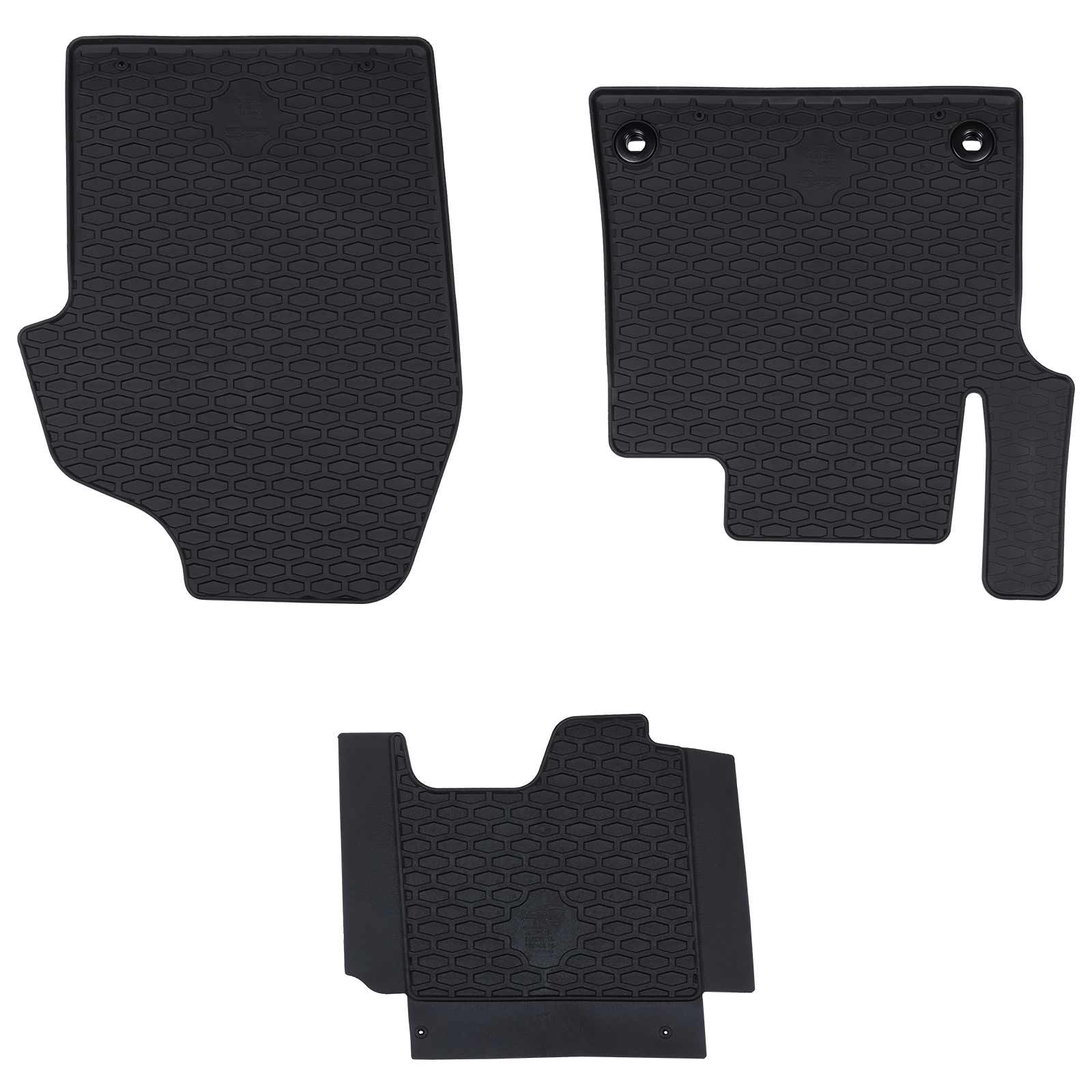 Auton Matto 3 Pcs Musta Sopii Jumpy, Expert, Proace 2016- Kumi