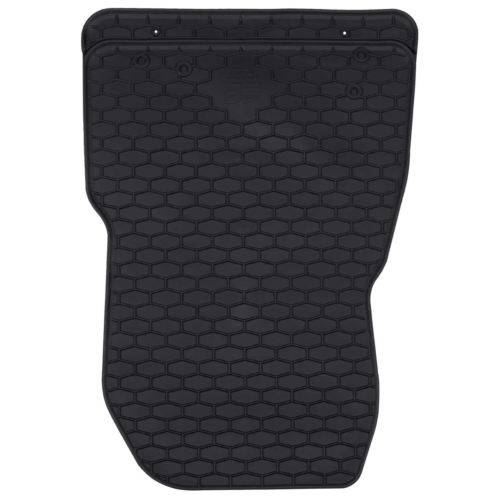 Auton Matto 3 Pcs Musta Kumi