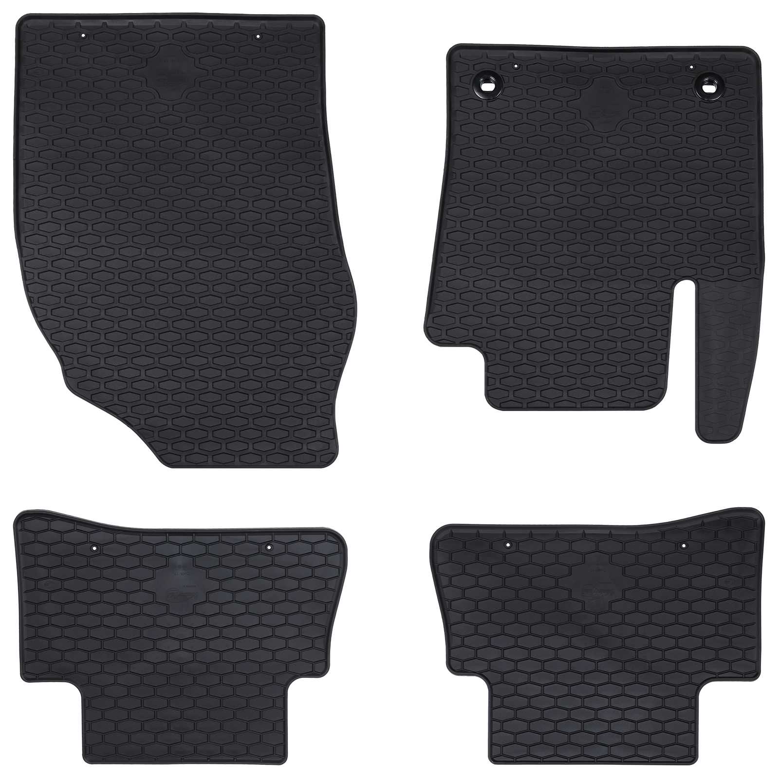 Auton Matto 4 Pcs Musta Sopii Toyota C-Hr Hybrid 2017-2023 Kumi