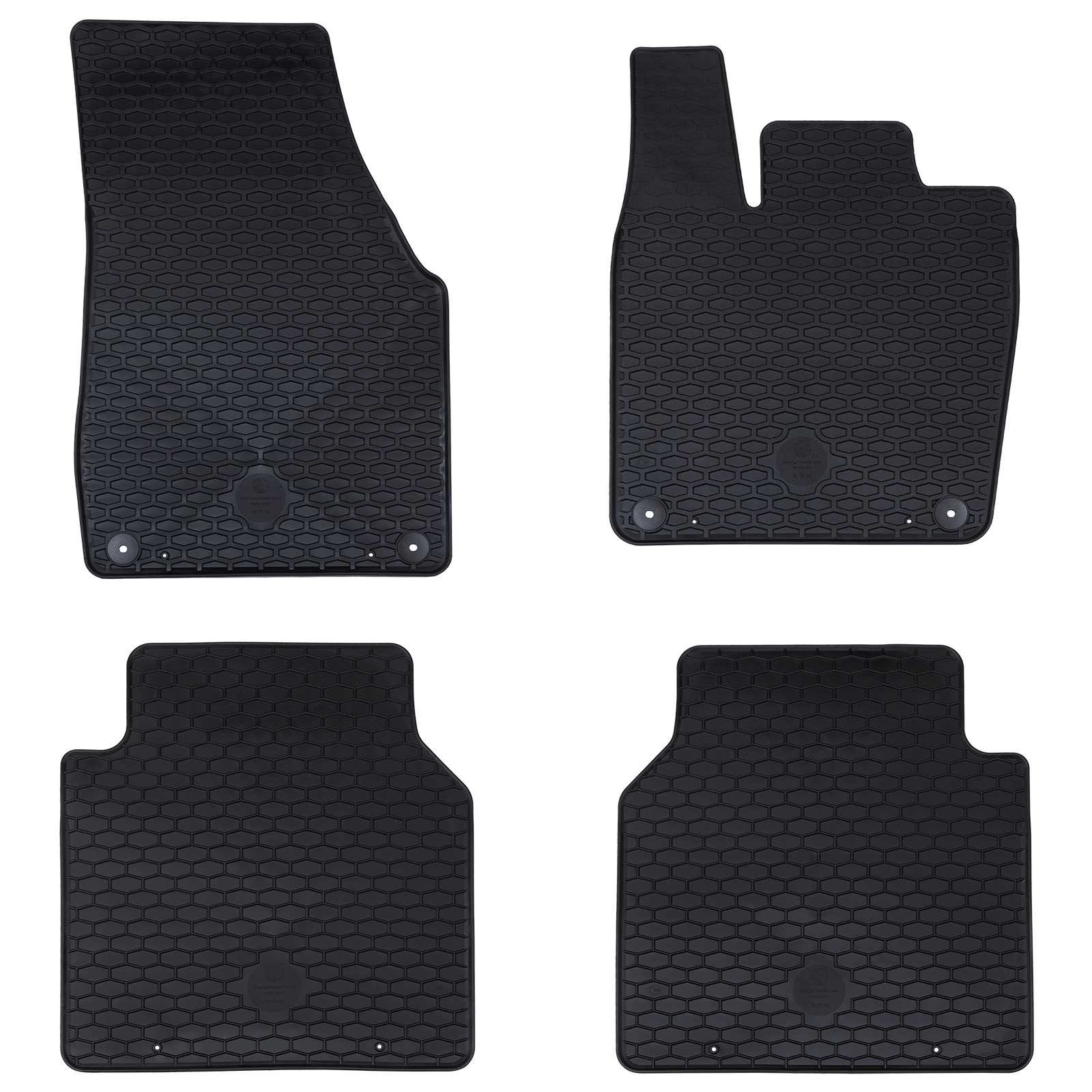Auton Matto 4 Pcs Musta Sopii Vw Id.7 2023- Kumi