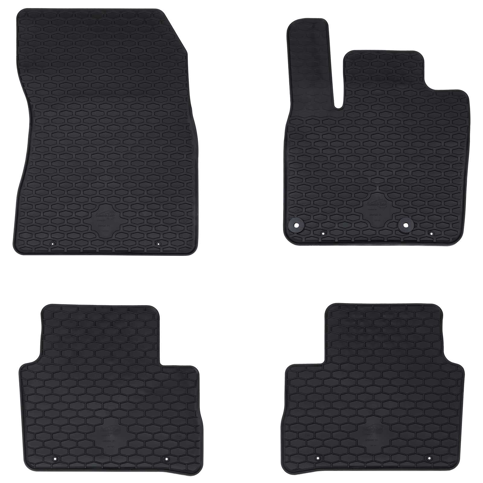 Auton Matto 4 Pcs Musta Sopii Nissan Qashqai 2021- Kumi