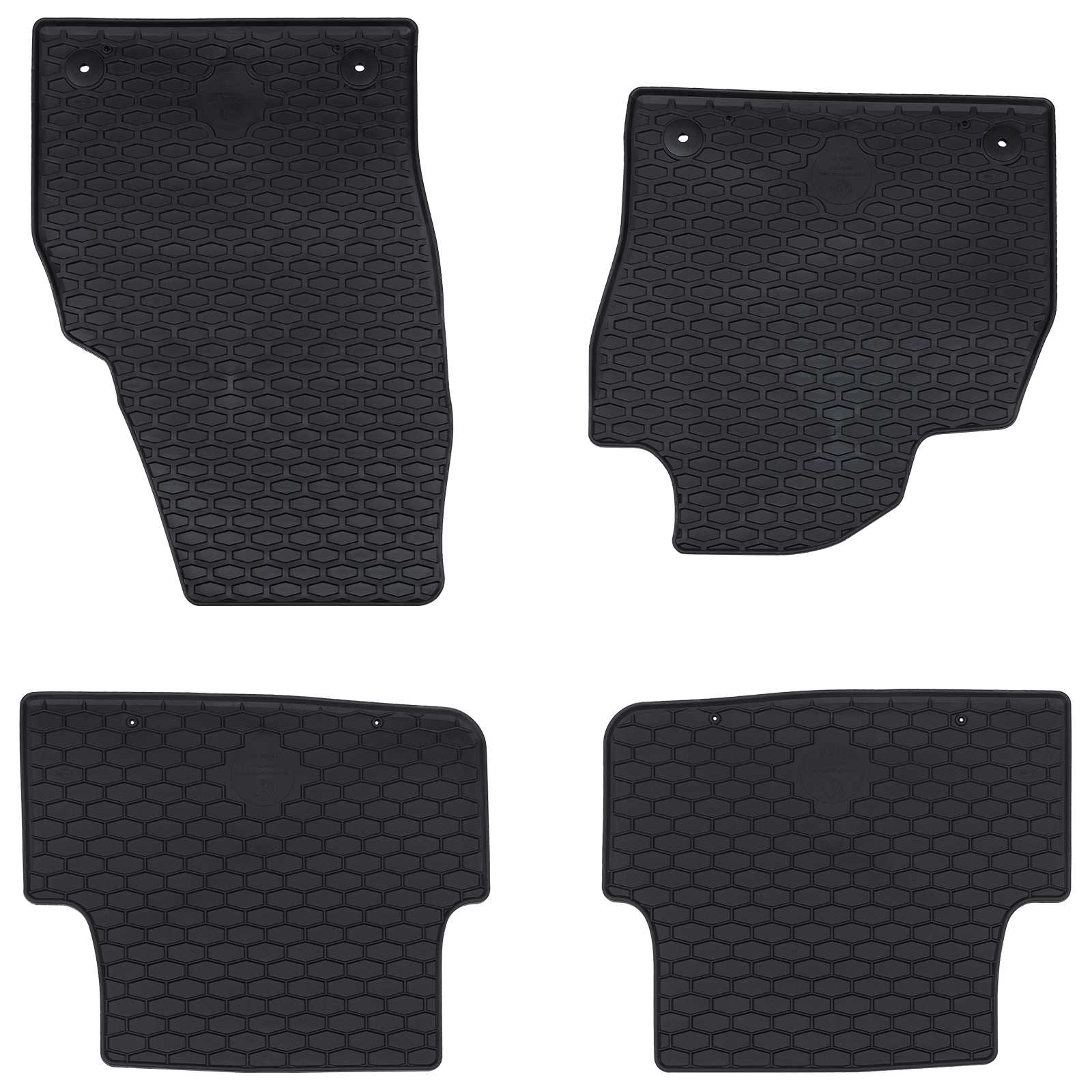 Auton Matto 4 Pcs Musta Sopii Škoda Fabia 2021- Kumi