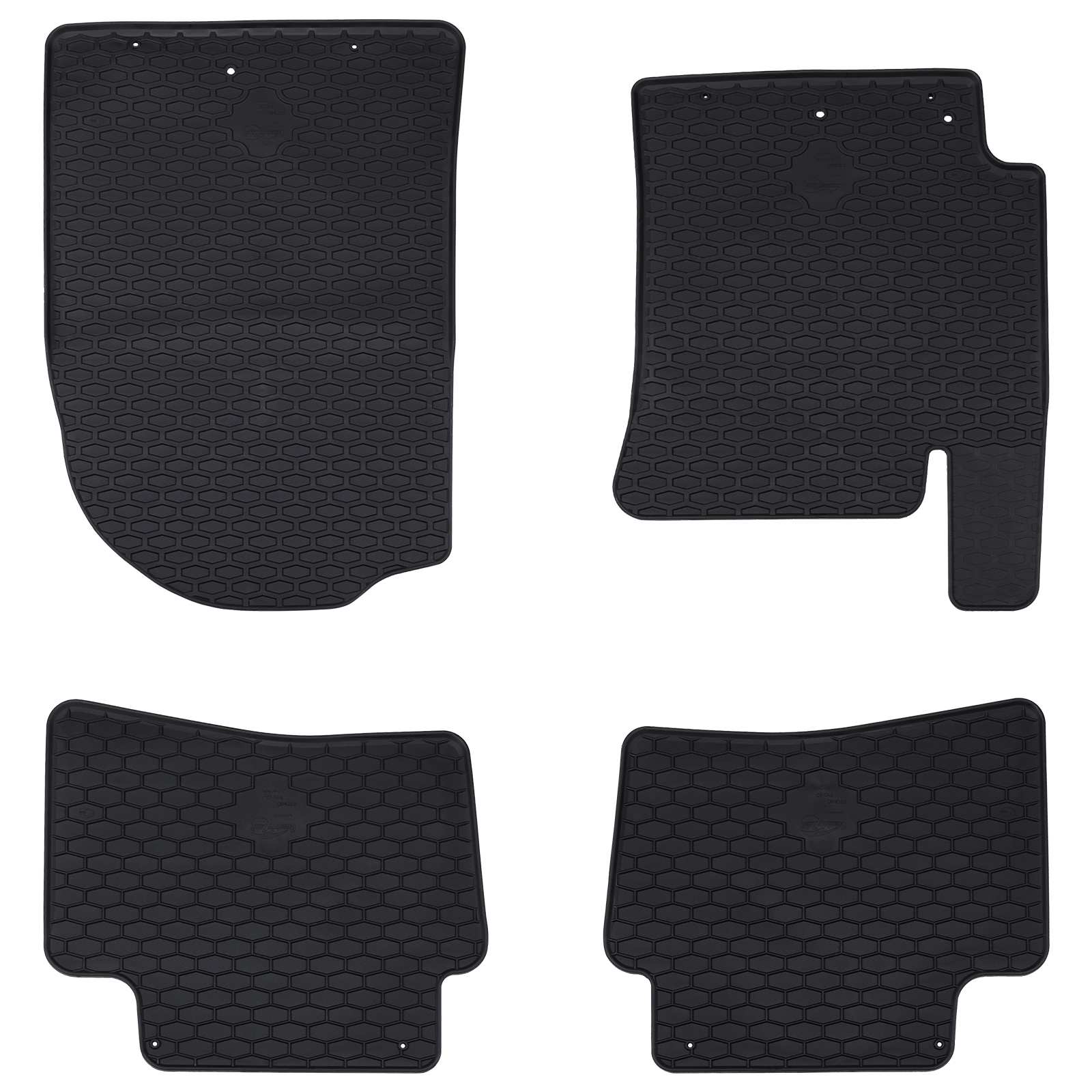 Auton Matto 4 Pcs Musta Sopii Kia Rio:lle, Stonic 2017- Kumi
