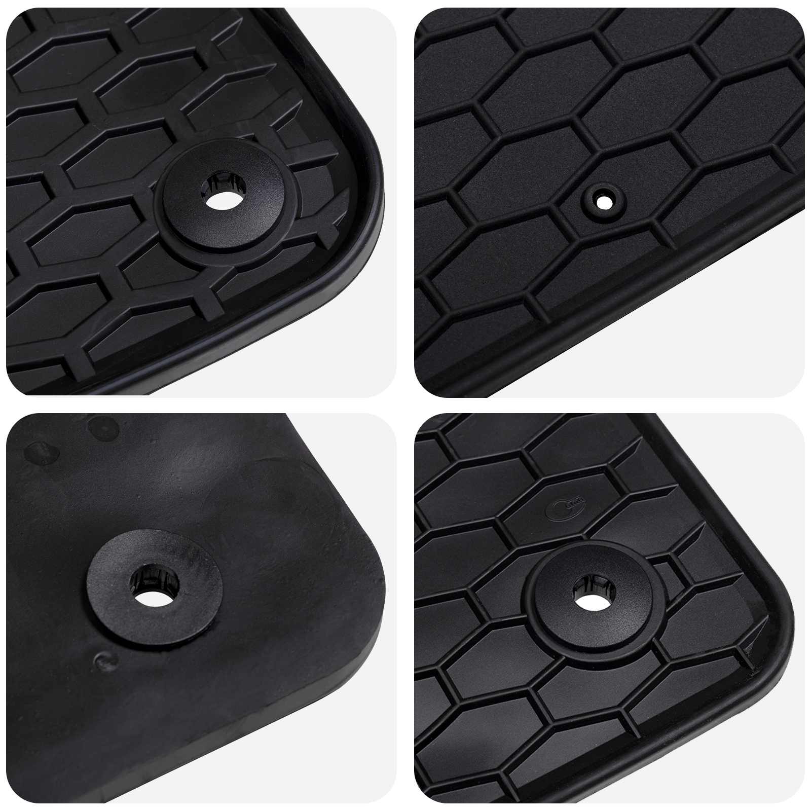 Auton Matto 4 Pcs Musta Sopii T-Roc Cabrio 2019- Kumi