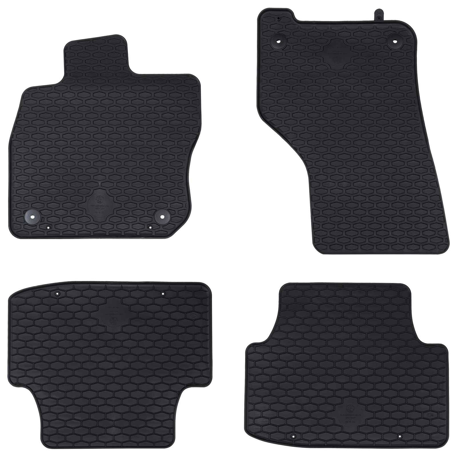 Auton Matto 4 Pcs Musta Sopii Vw Golf Viii Variant 2020- Kumi