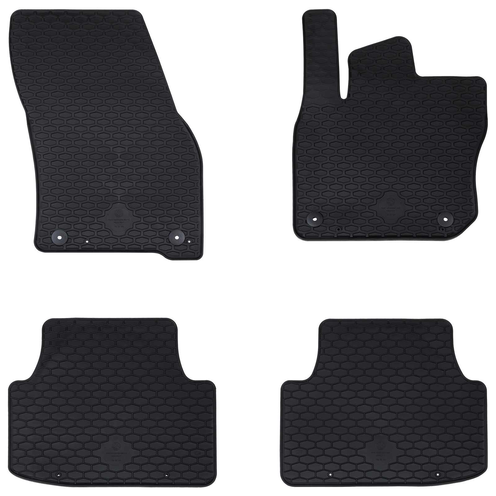 Auton Matto 4 Pcs Musta Sopii Vw Tiguan Mhev & Phev 2024- Kumi