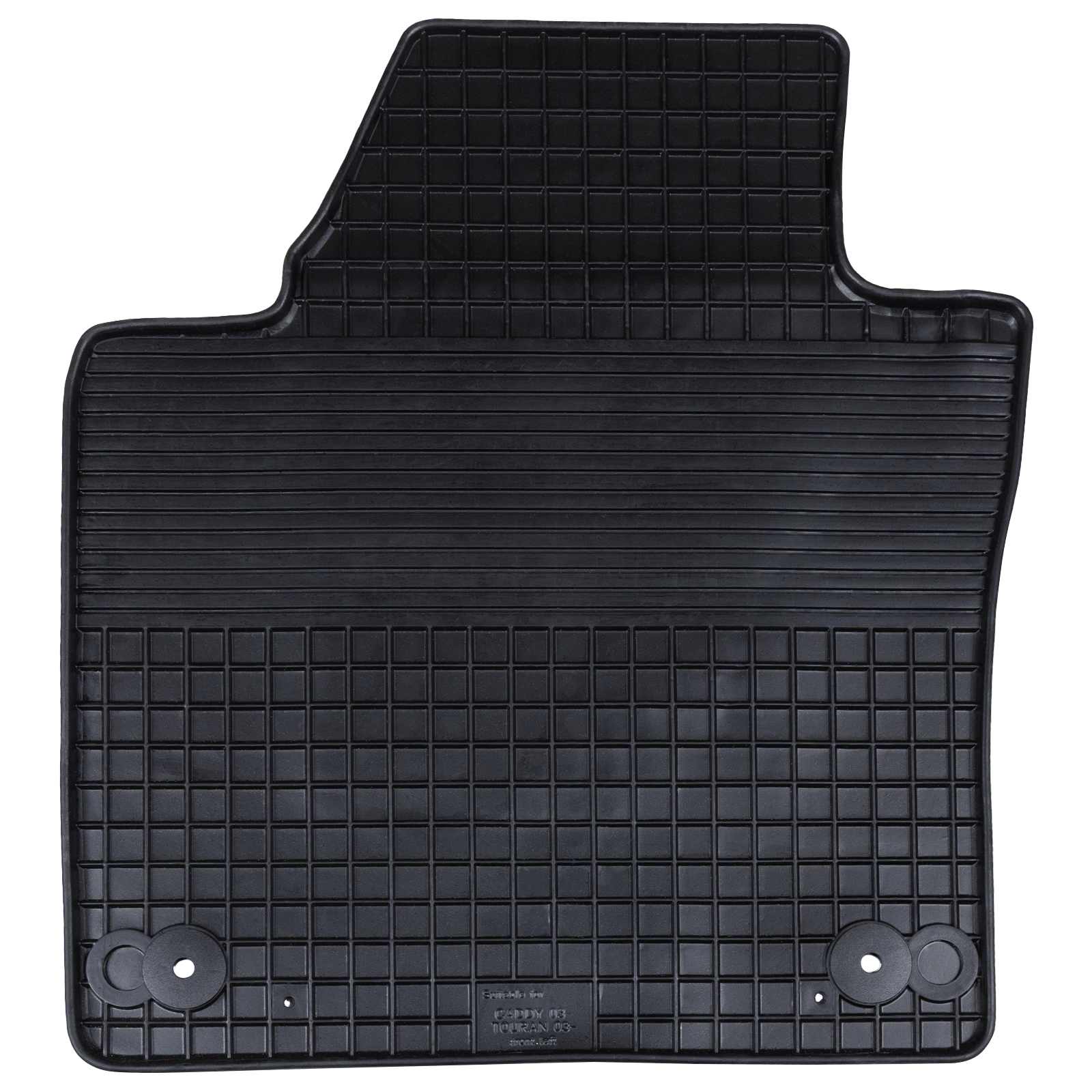 Auton Matto 4 Pcs Musta Sopii Vw Caddy 2003-2015, 2015-2020 Bs
