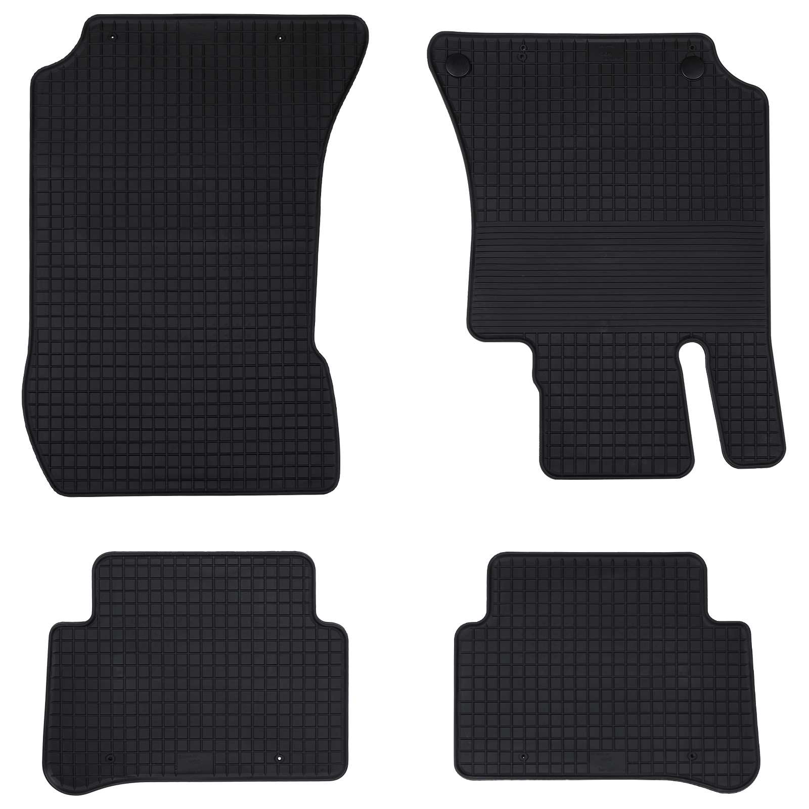 Auton Matto 4 Pcs Musta Sopiva Mercedes E 2009-2016 Kumi