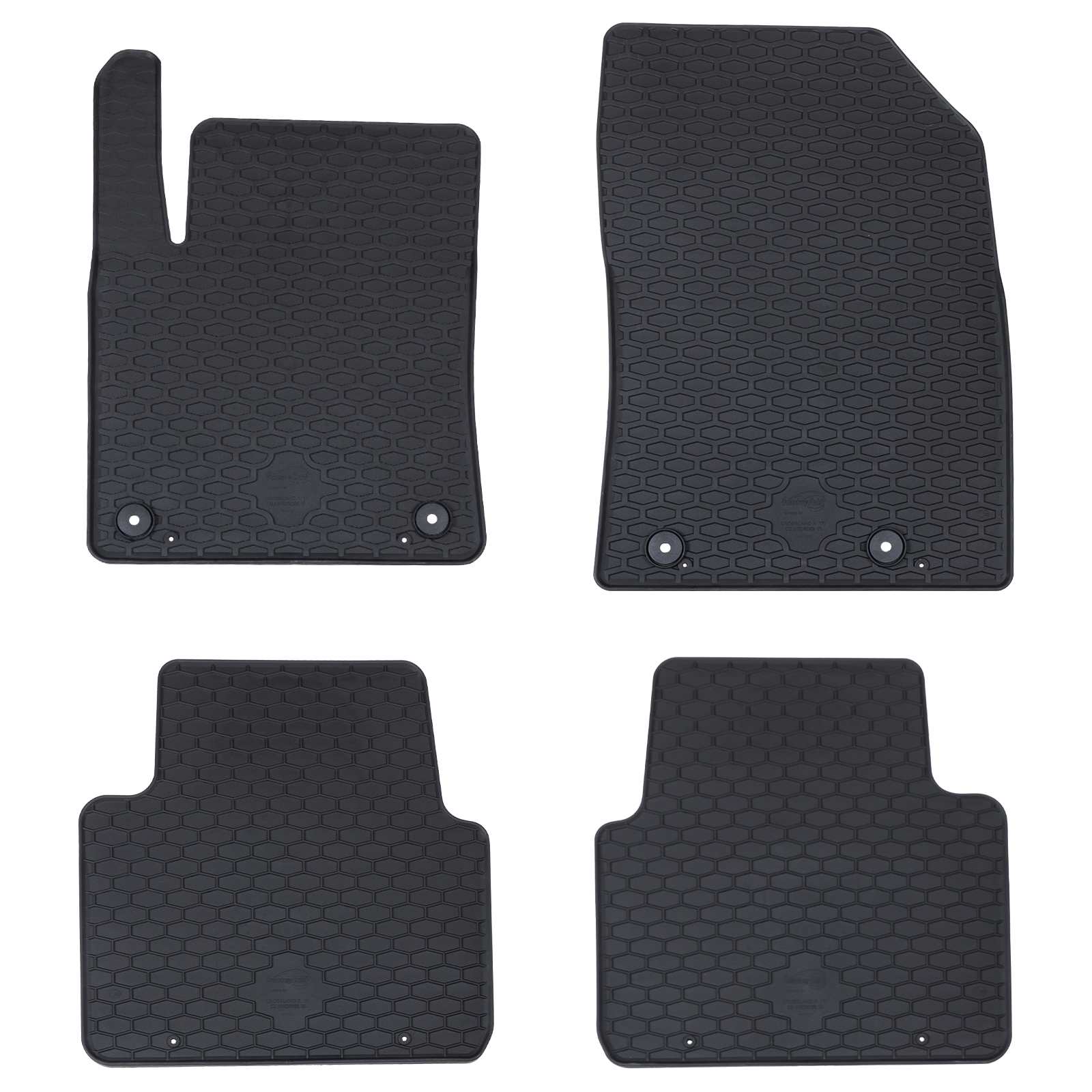 Auton Matto 4 Pcs Musta Sopii Citroen C3 Aircross 2017- Kumi